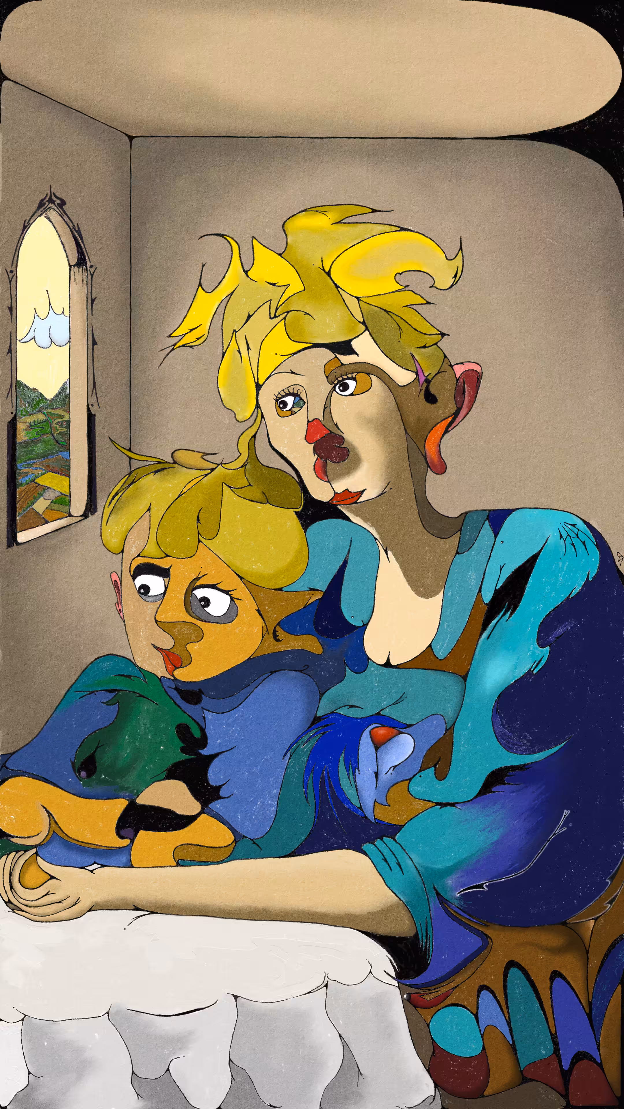 Mother and son