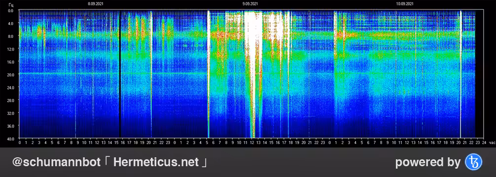 Schumann Resonance Graph 「 Hermeticus.net 」#003