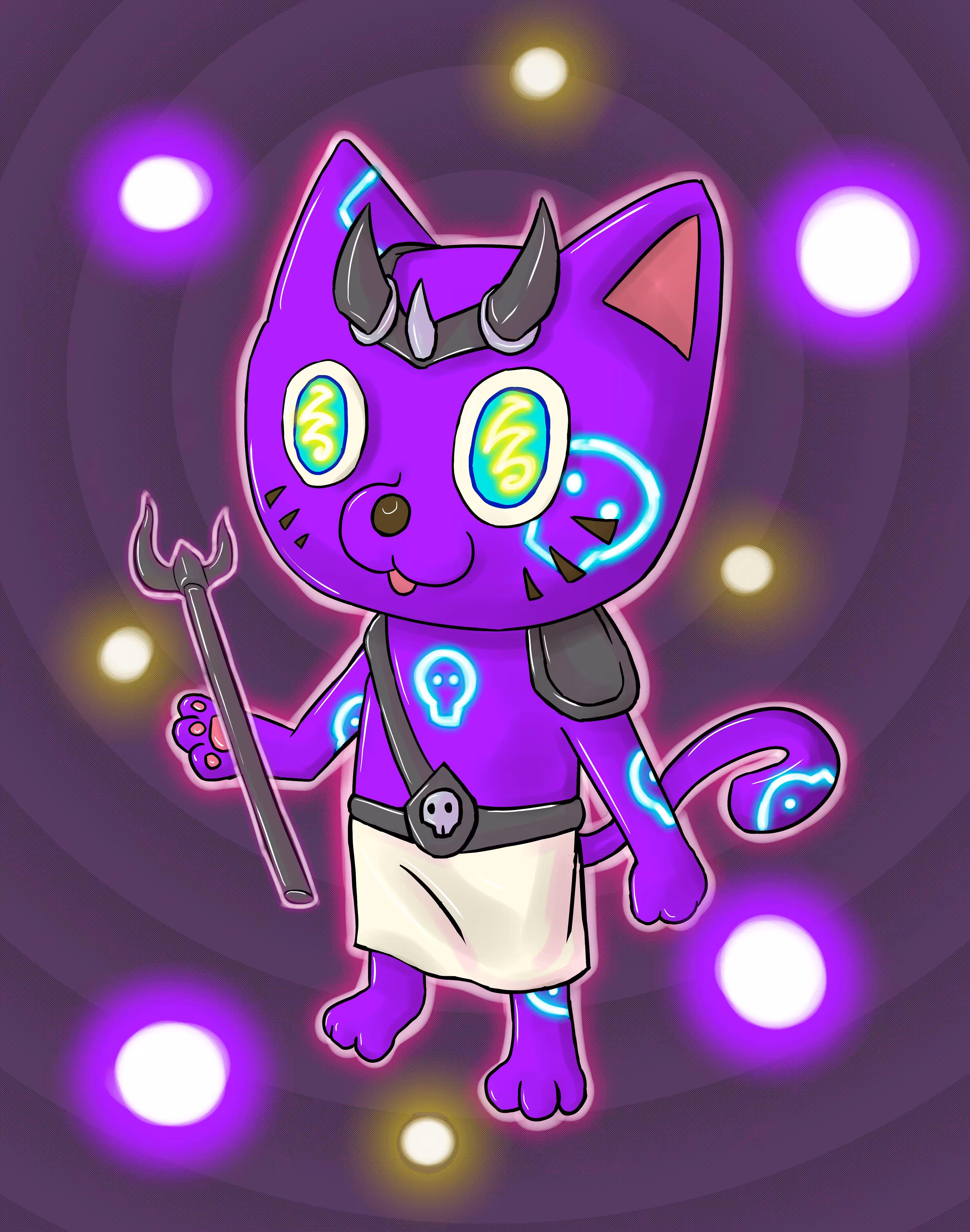 Cyber cat Hades