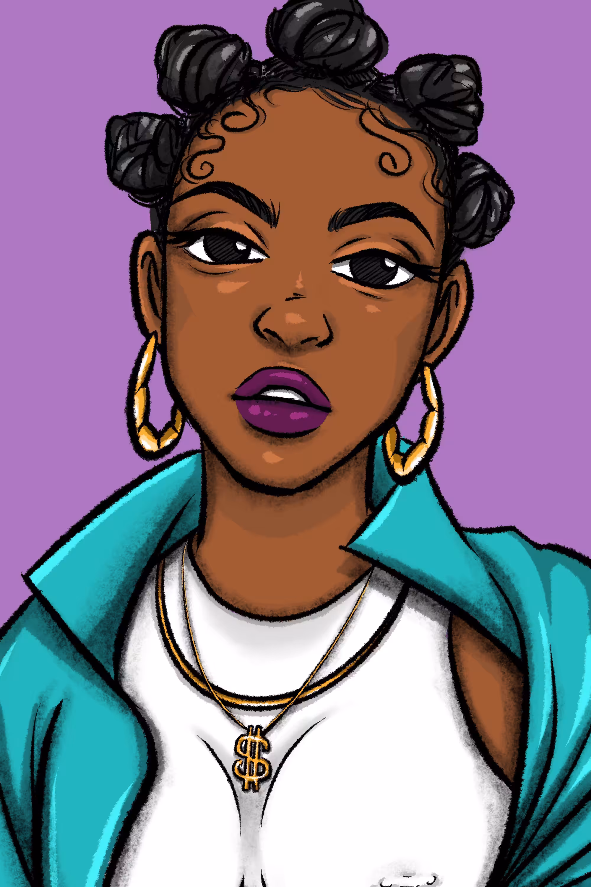 SWAG Brown skin CHARCOAL'S GIRL 04