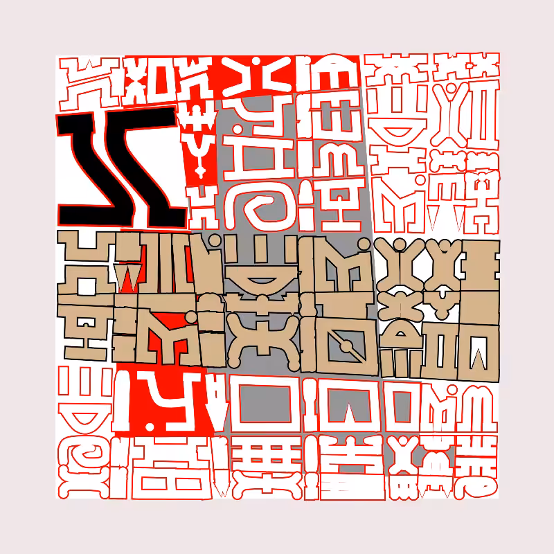 "Alphabetic ancestral signs" - (Matrix v3) #35