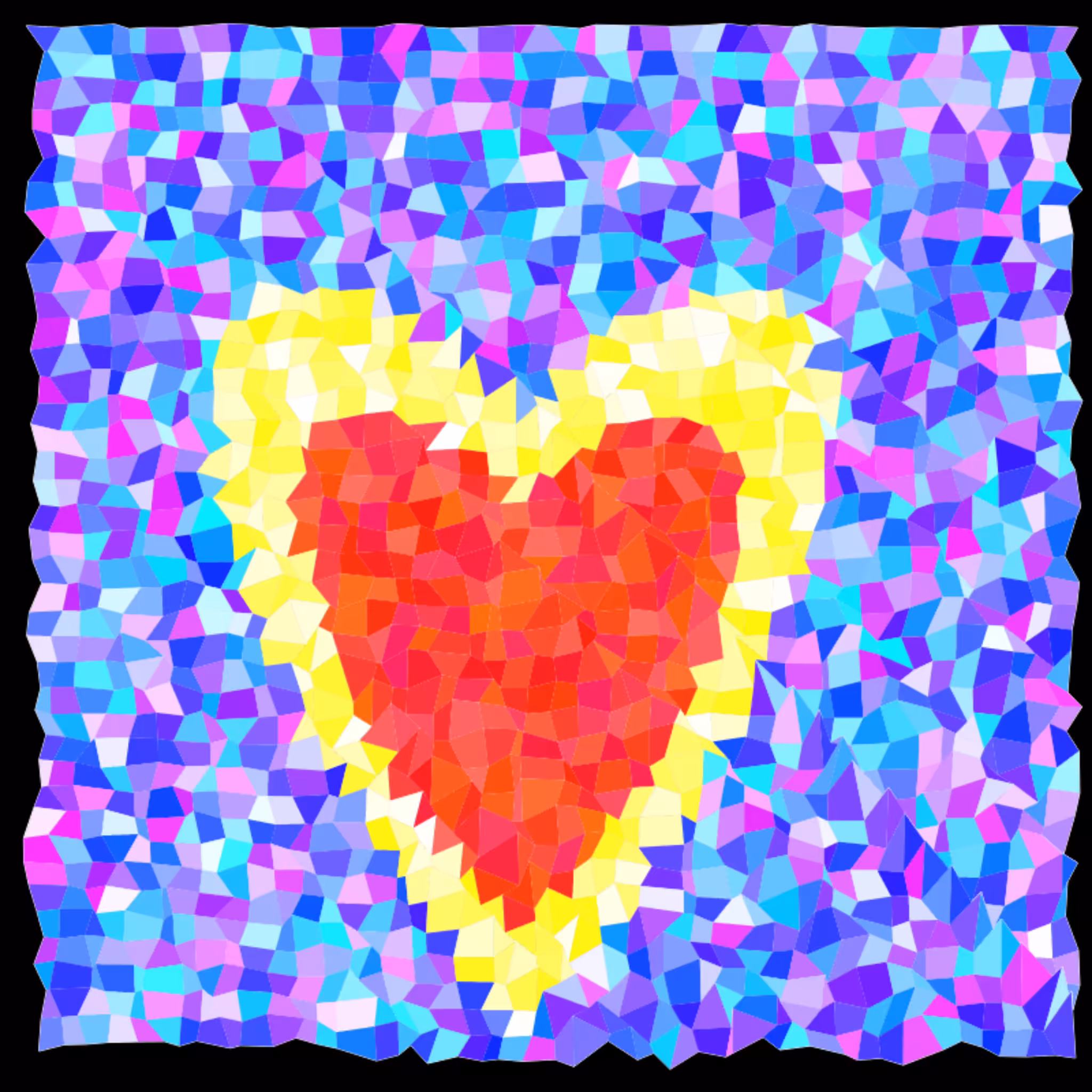 Heart mosaic #2