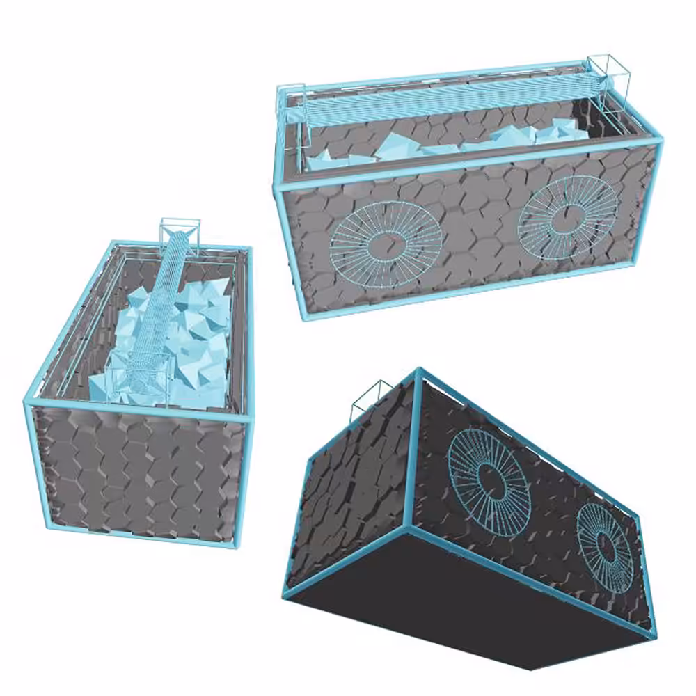 ETH CACHE // 3d Boomboxhead Num 2