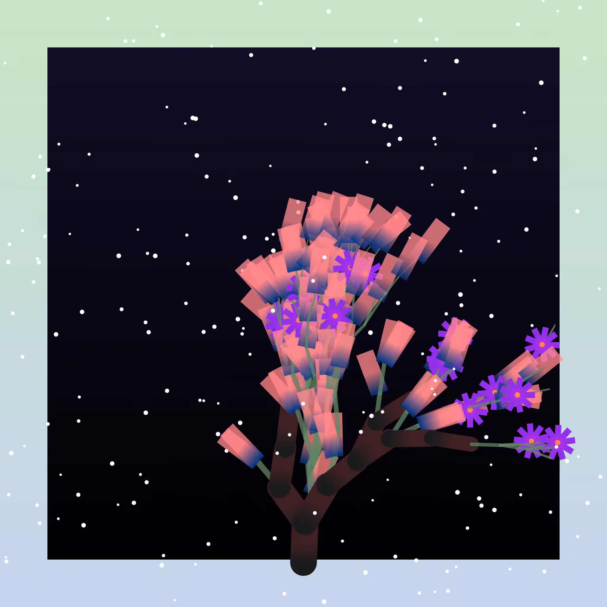 Some generative winter trees #18