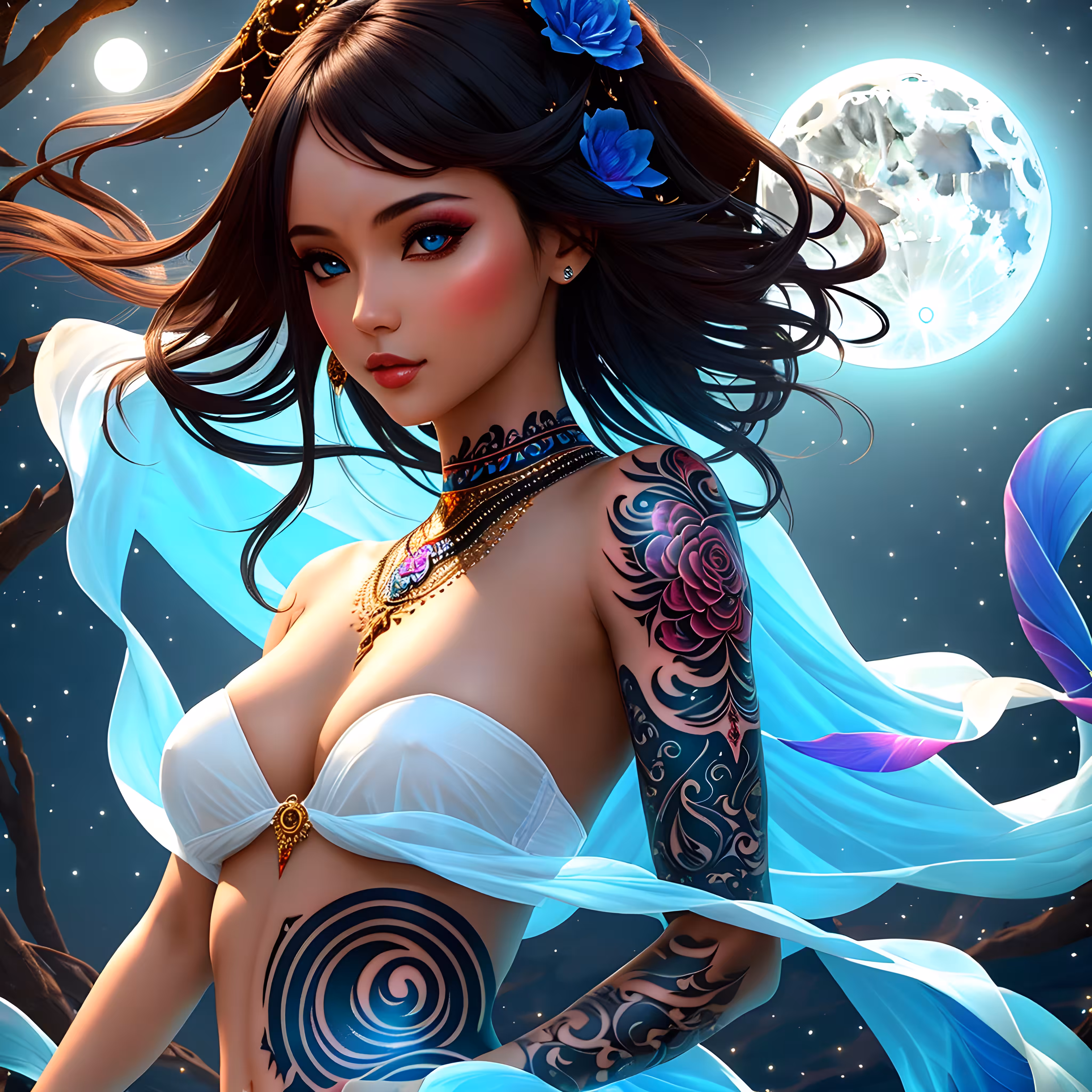 "Moonlit Aura#7"🌙✨