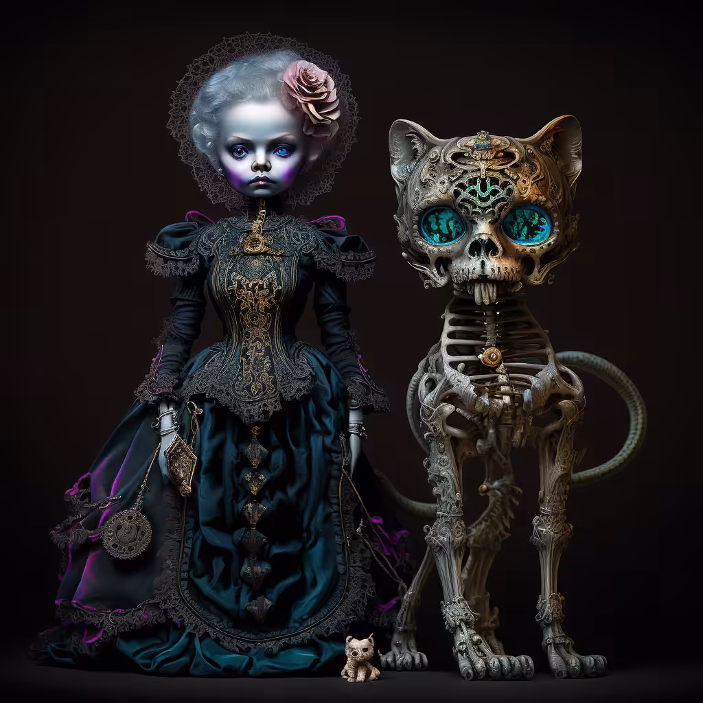 Voodoll with pet #9