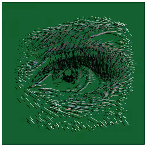 Vector Drawing Eyes A_ #3