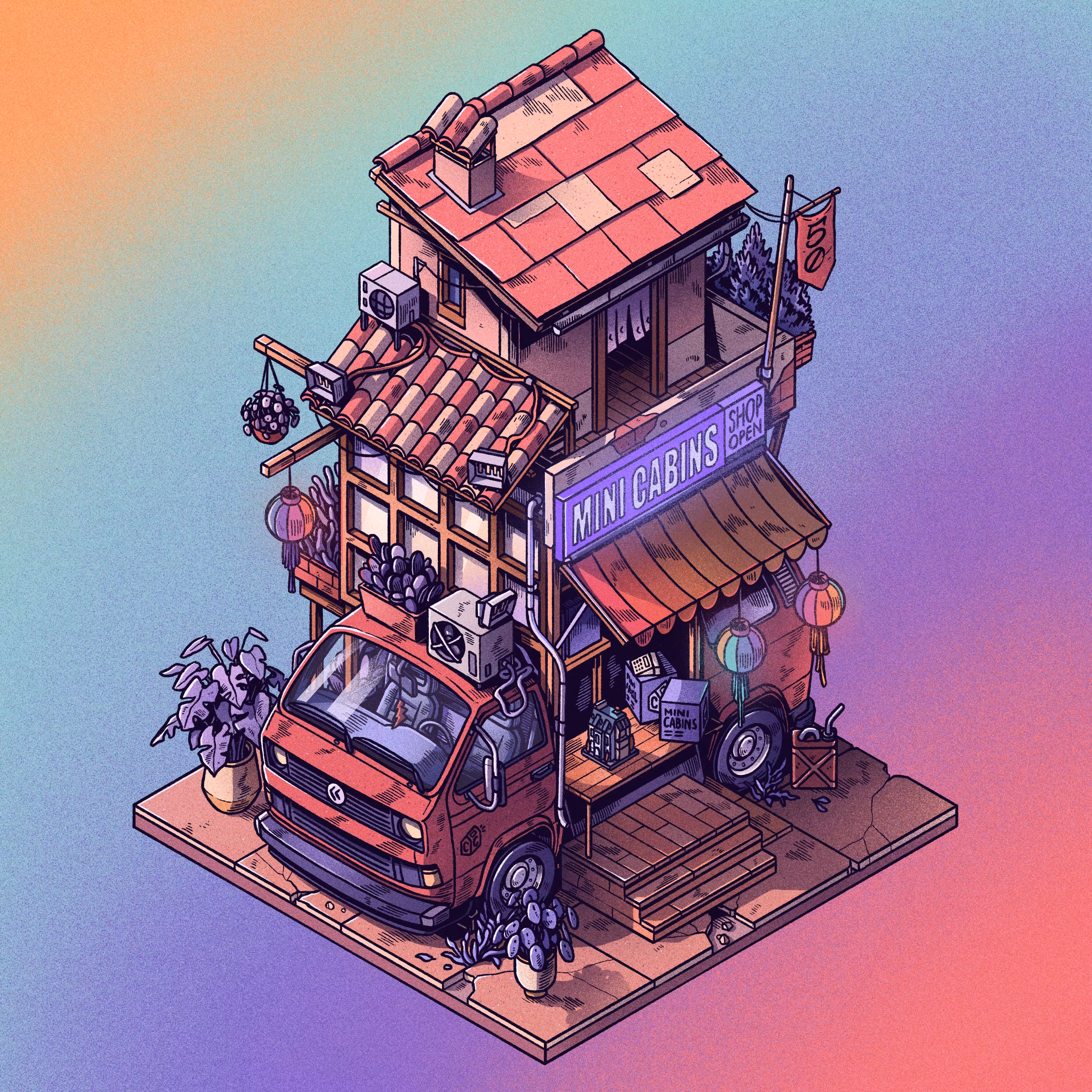 Curious Cabins #50: Caravan #774