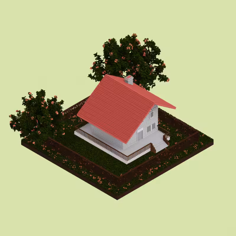 Pastel cottages #23