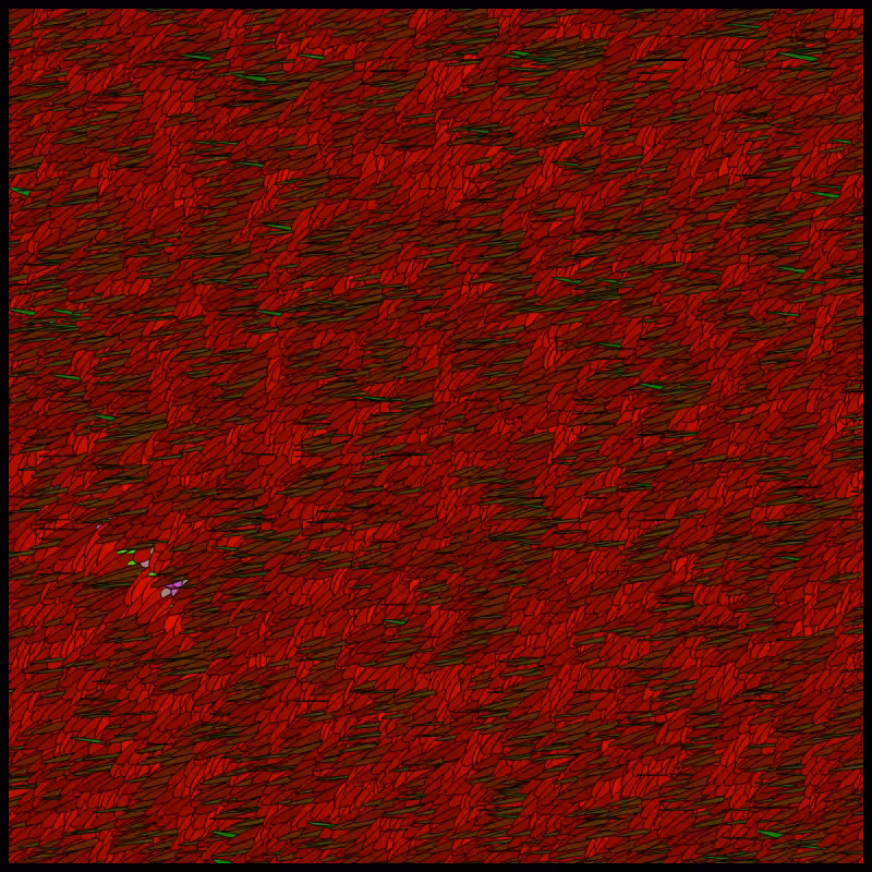 Flow Field Circles Triangle #18
