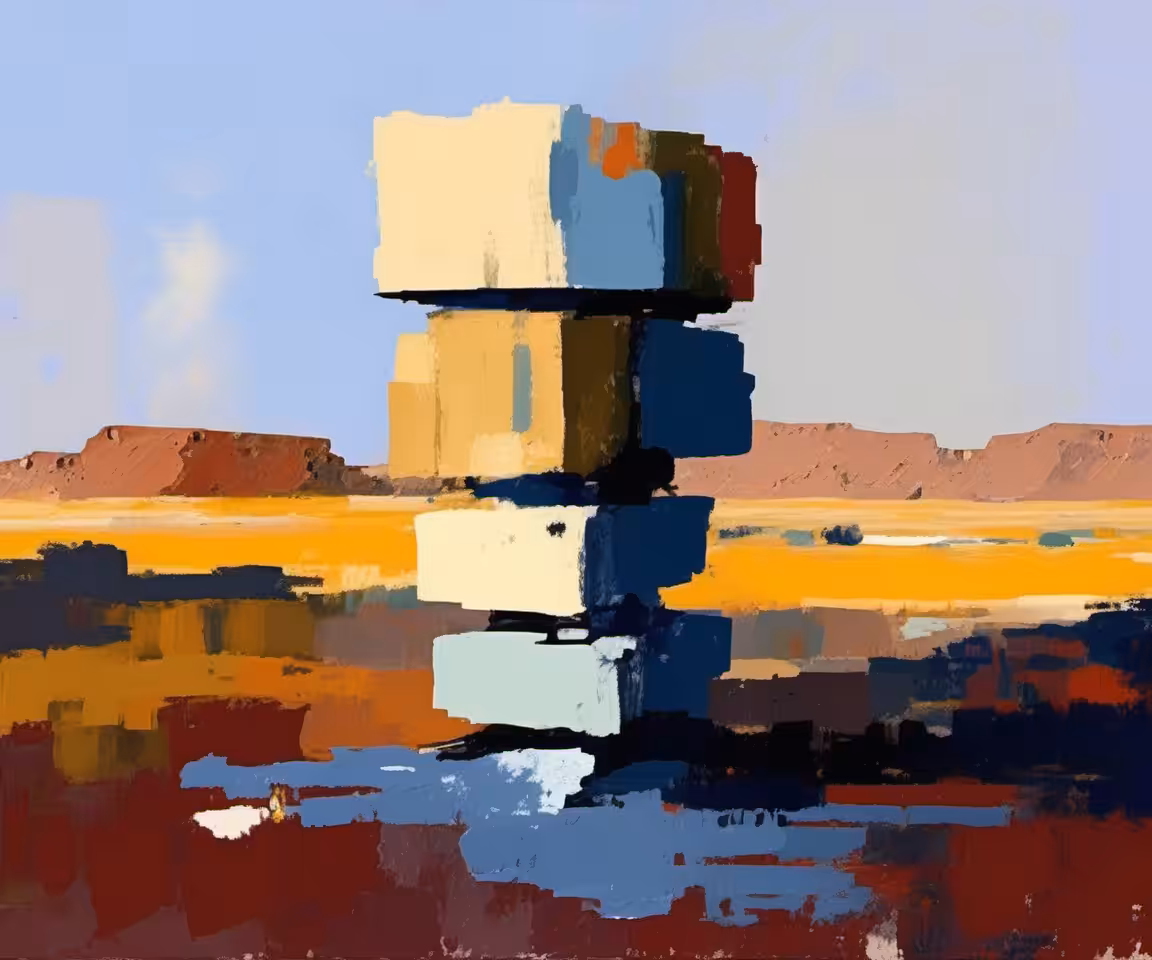 Painted Slabs #57