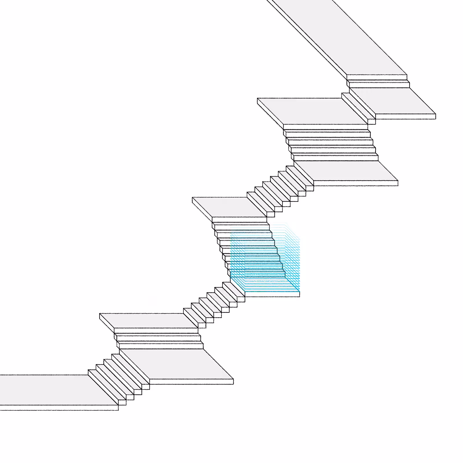 Stairs in a room #11