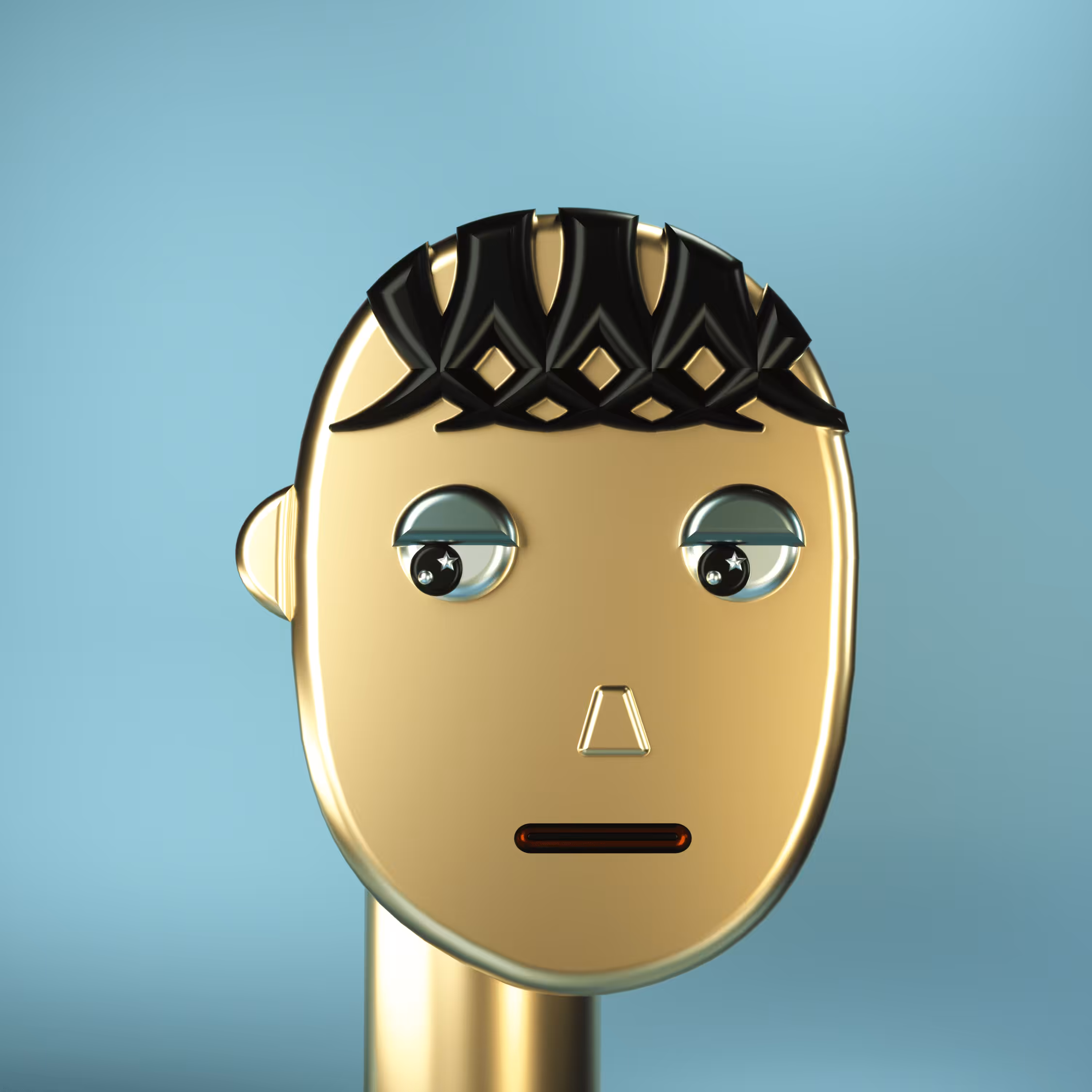 3D Chrome Punk #0060
