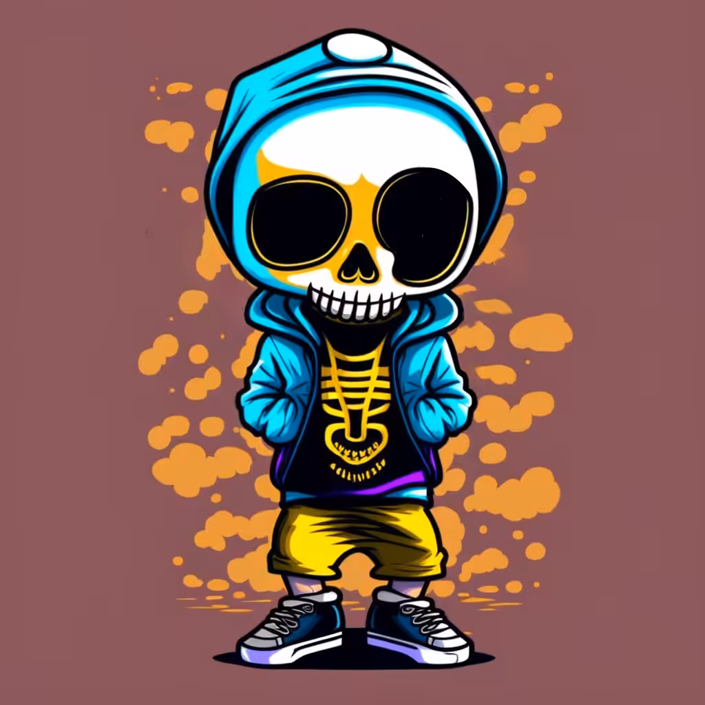 rapper skeleton #10