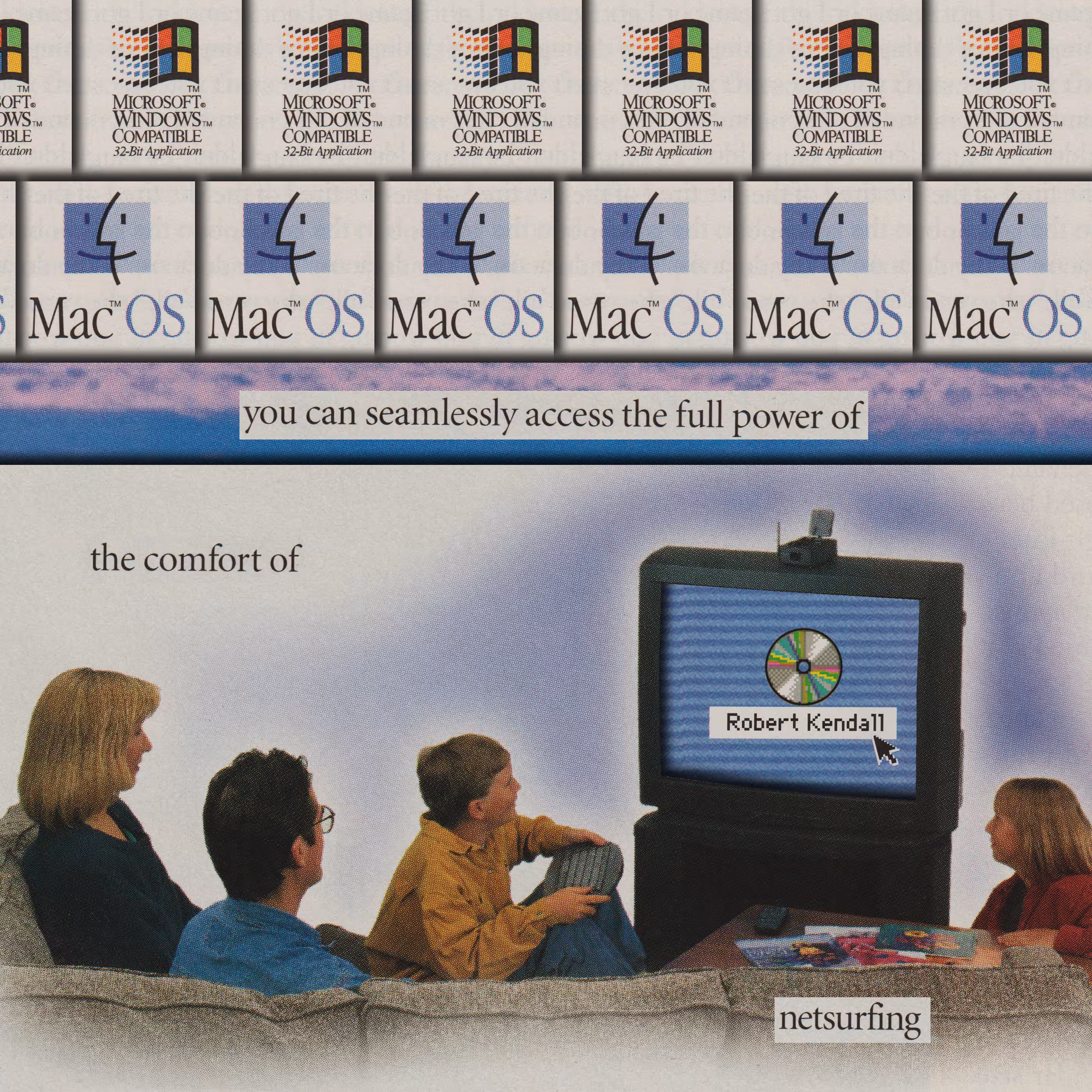 the comfort of netsurfing