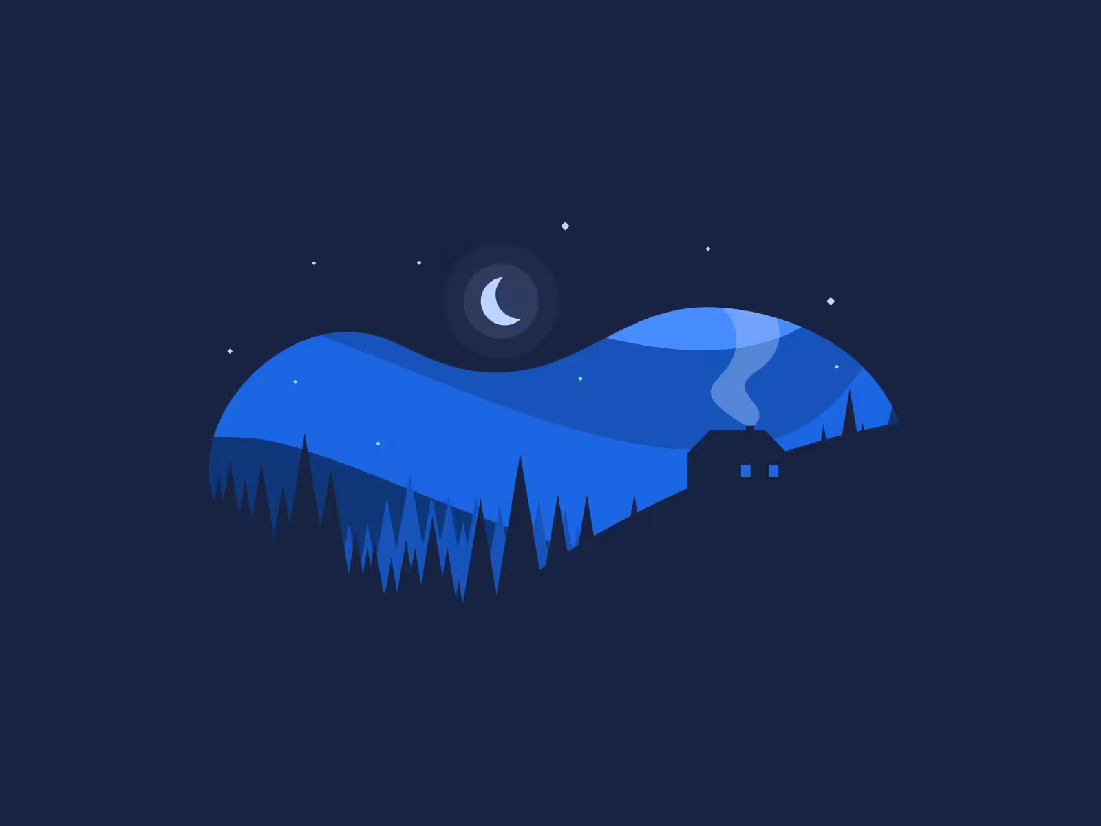 Chilly Cottage Night