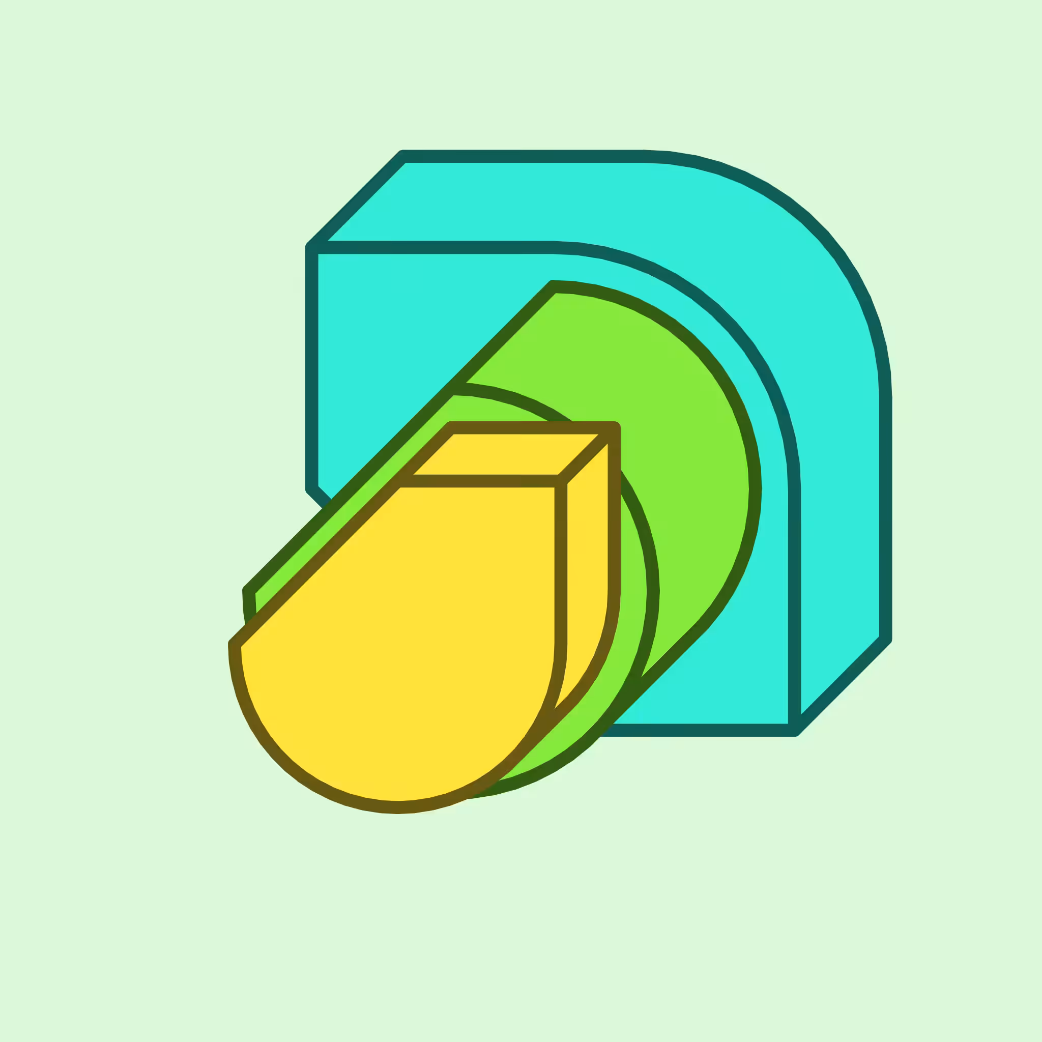Calm shapes #1367