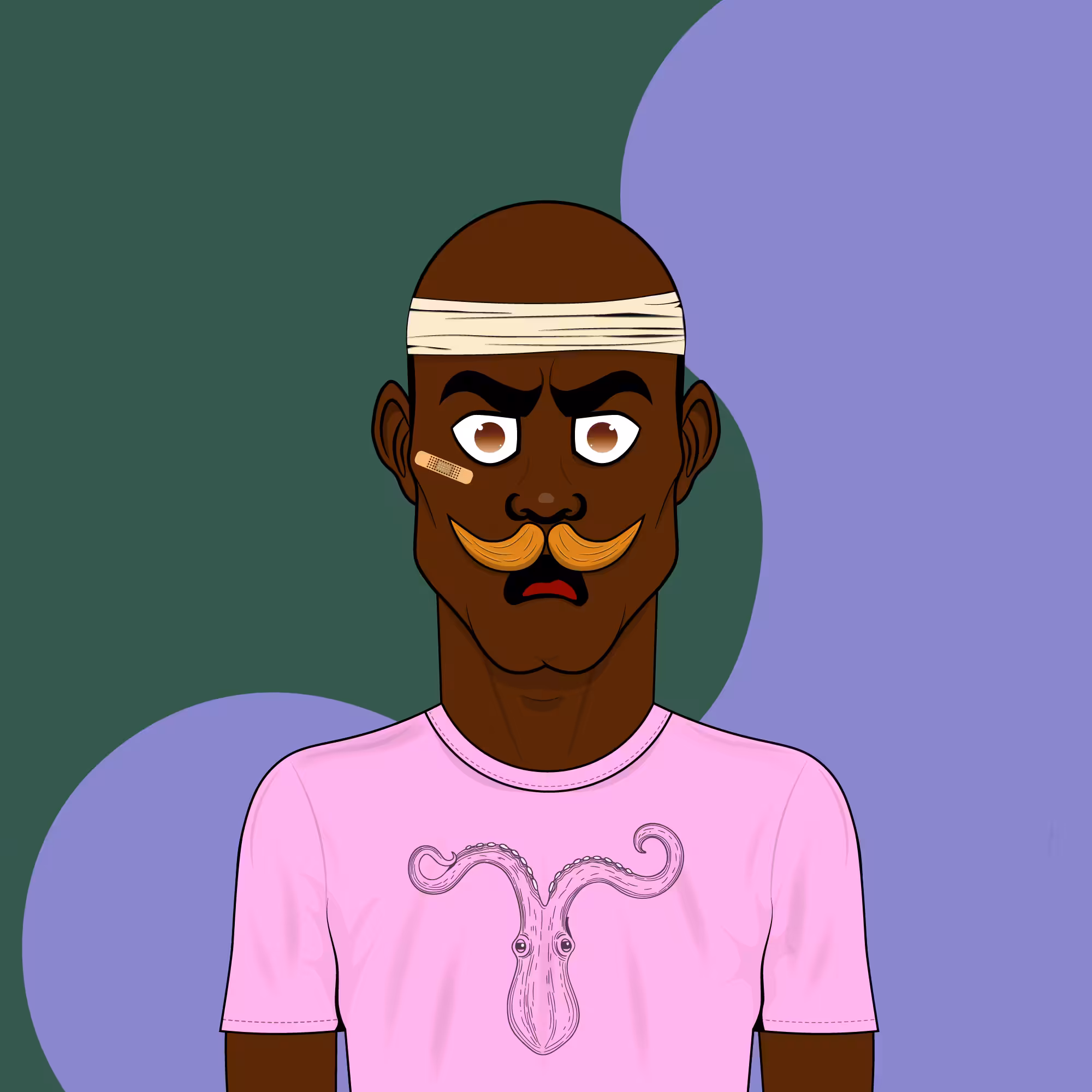 Mustachioed #143