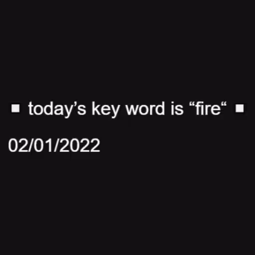 ◻️ today’s key word ...