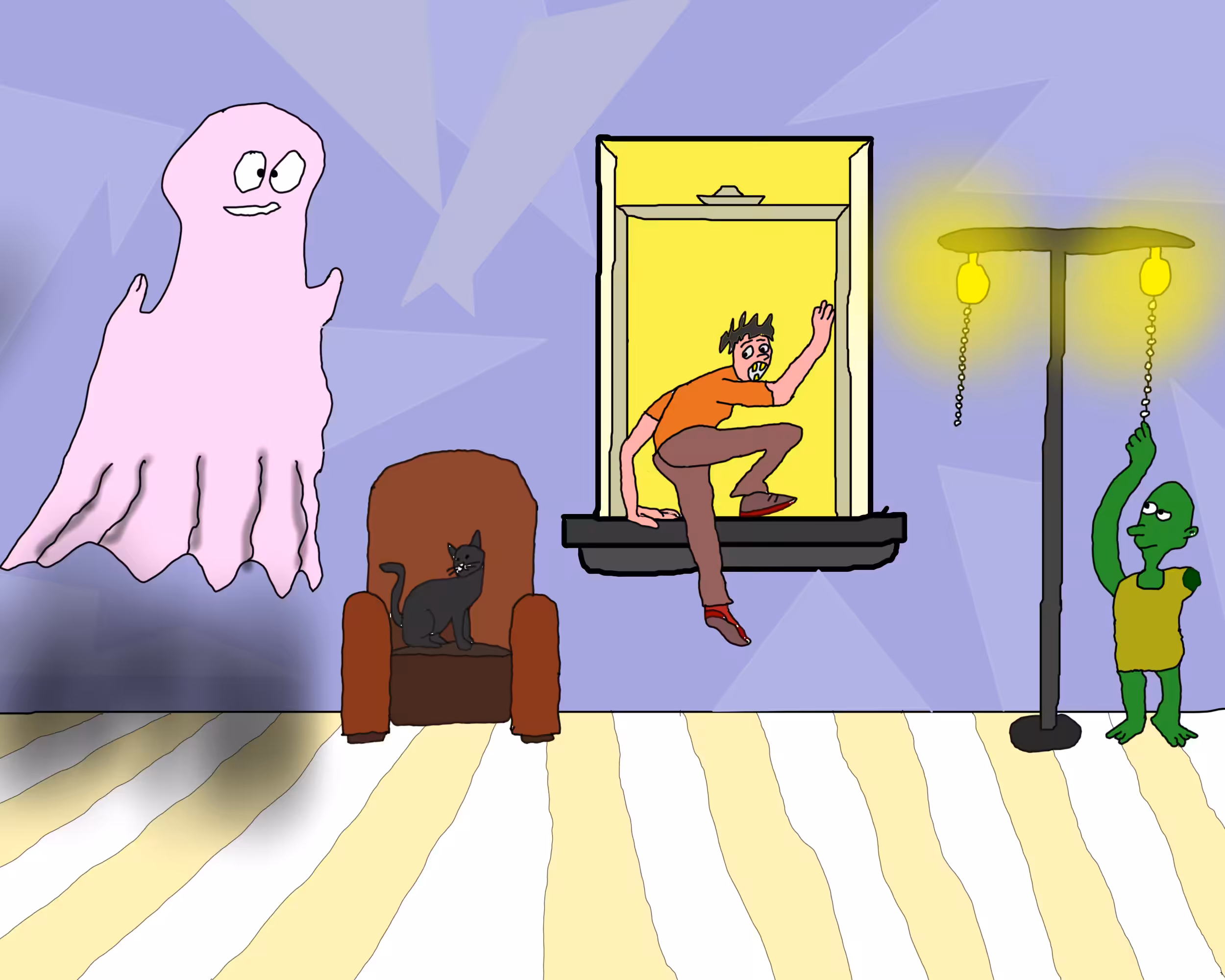 pink ghost