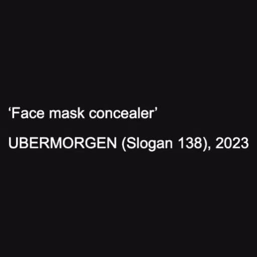 ‘Face mask concealer...