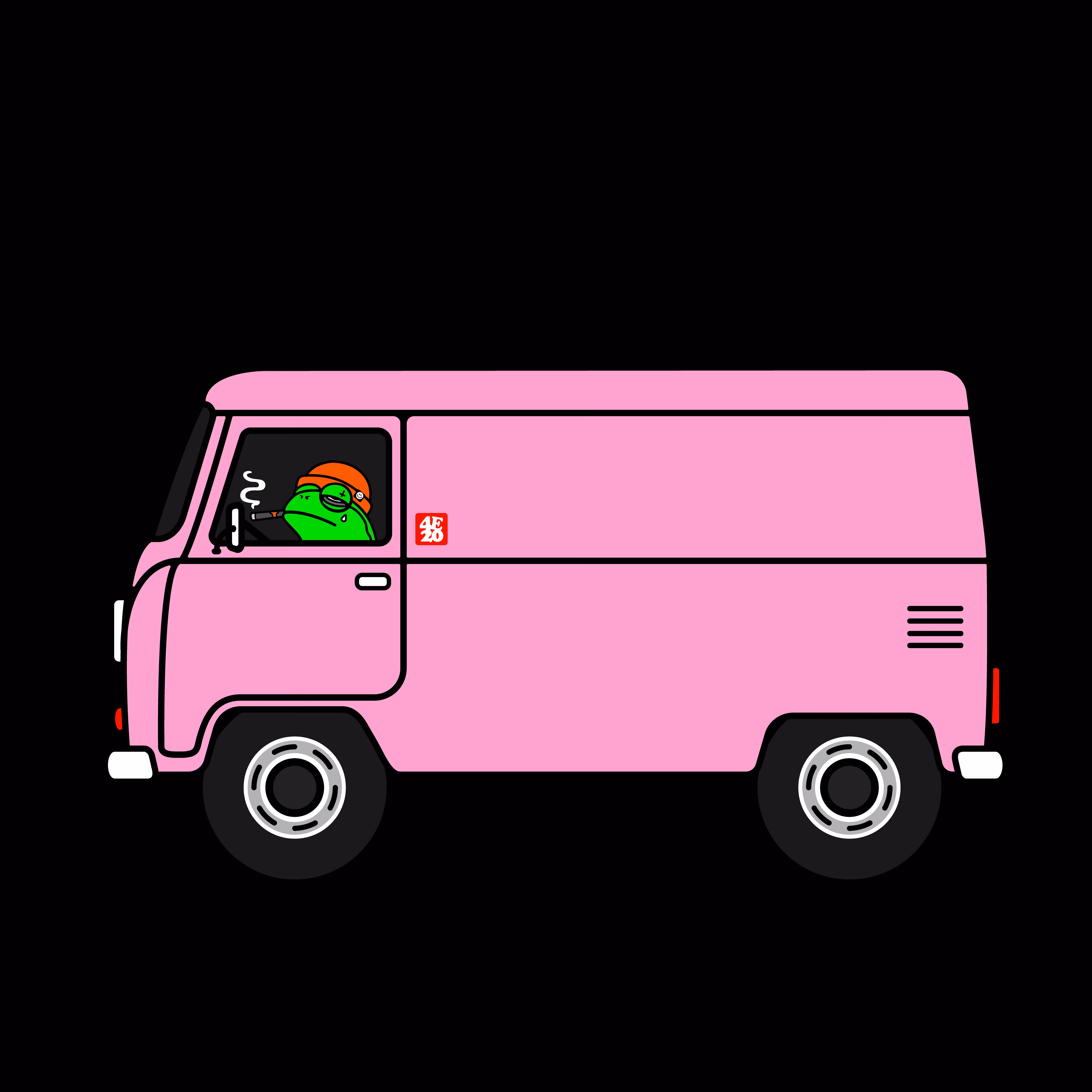 Lazy Frogs On The Road #072