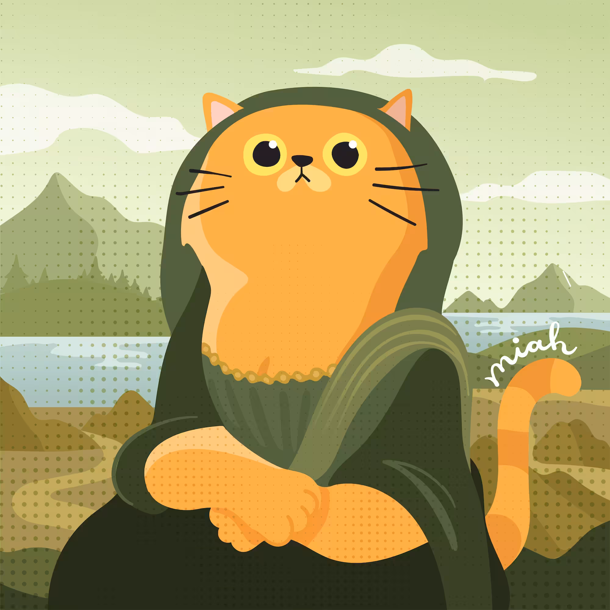 Cat x Famous Painting