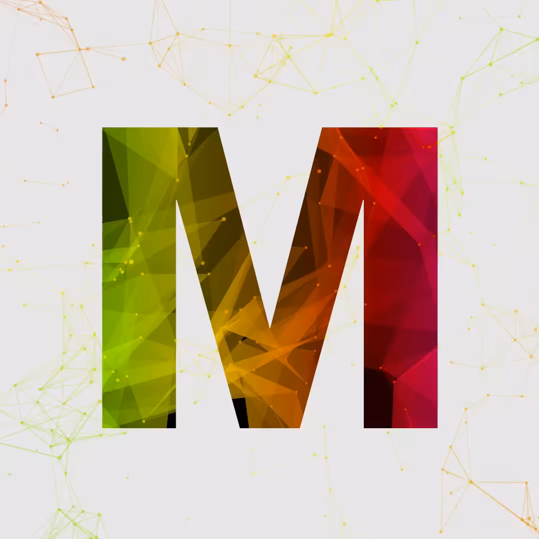 Abstract Alphabet - Letter M