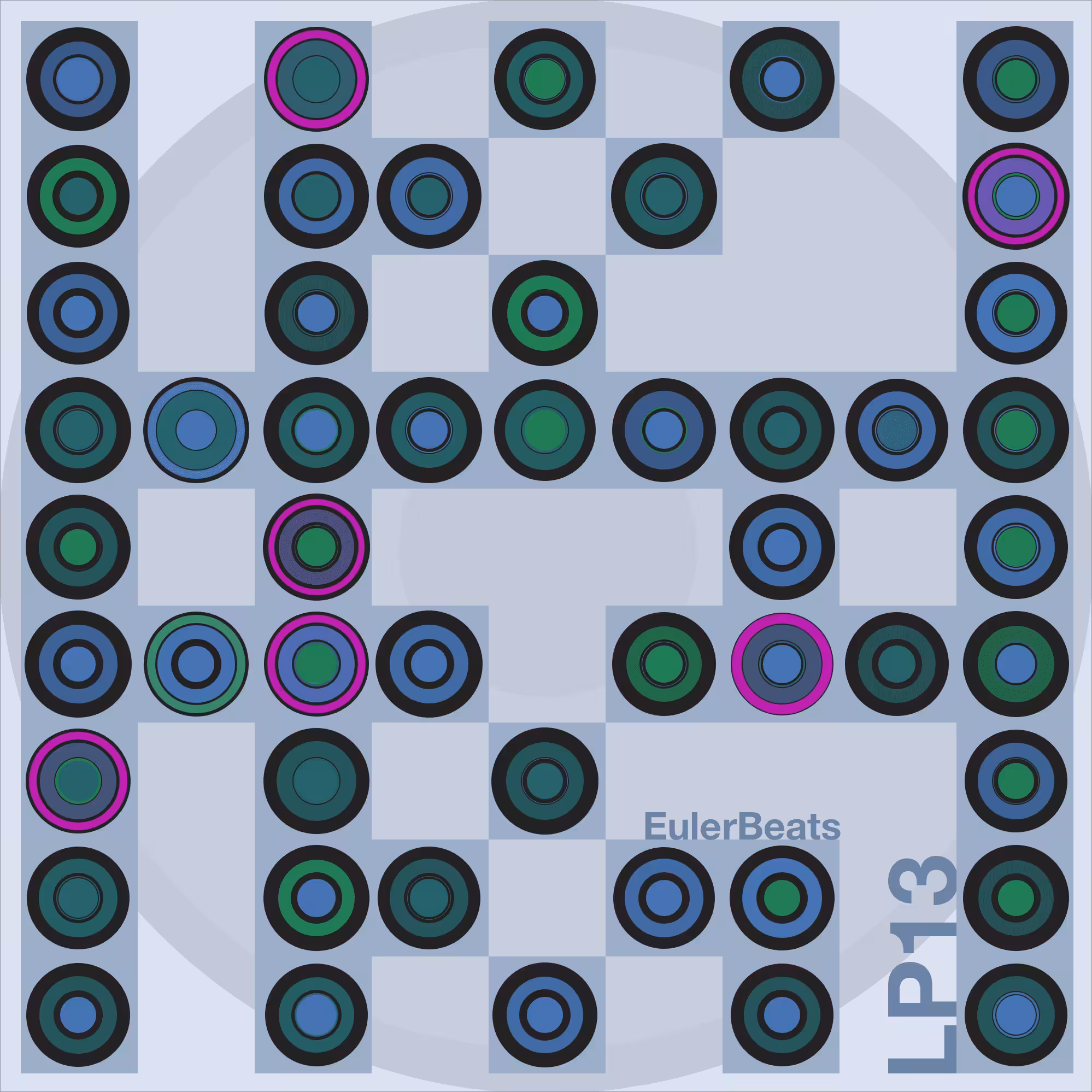 Eulerbeats LP13 Generative Cover Art: #1