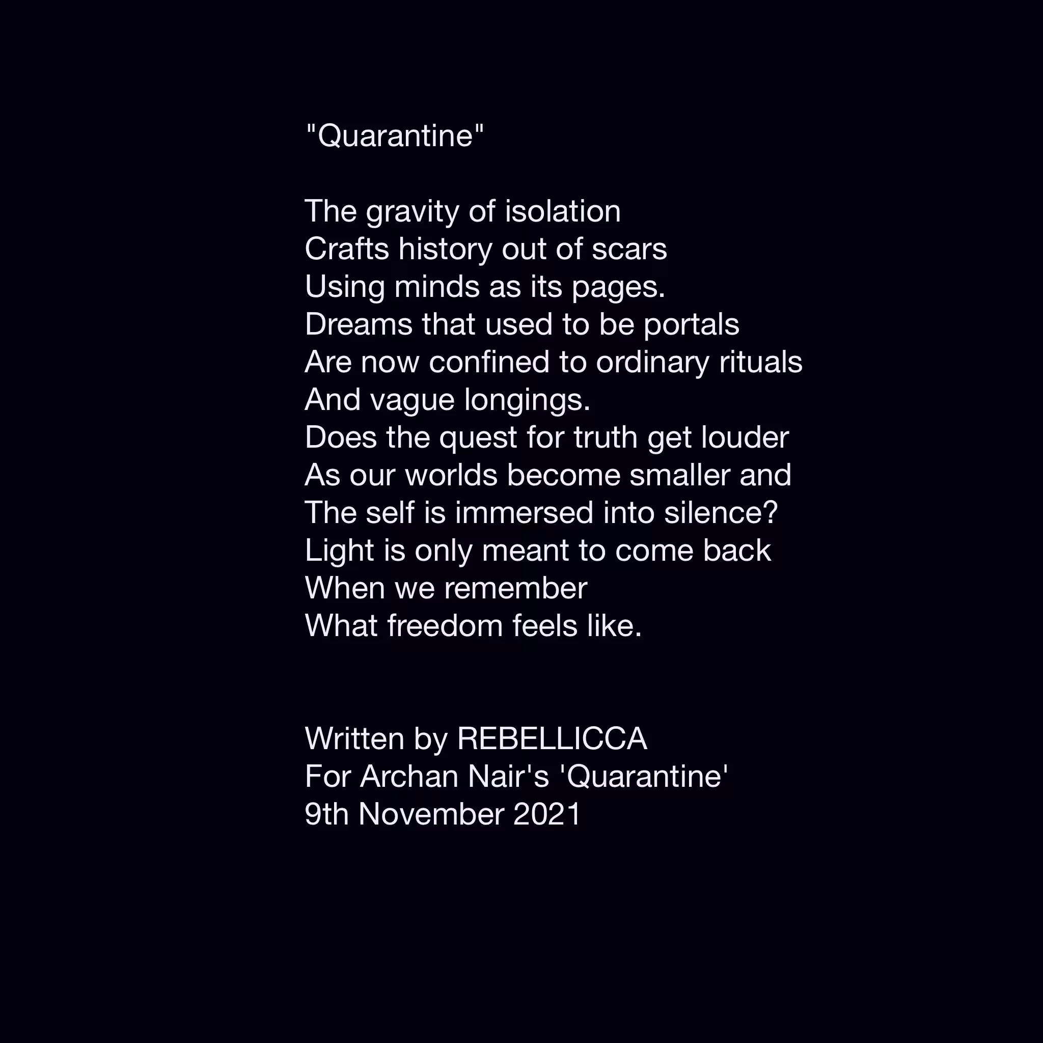 Quarantine