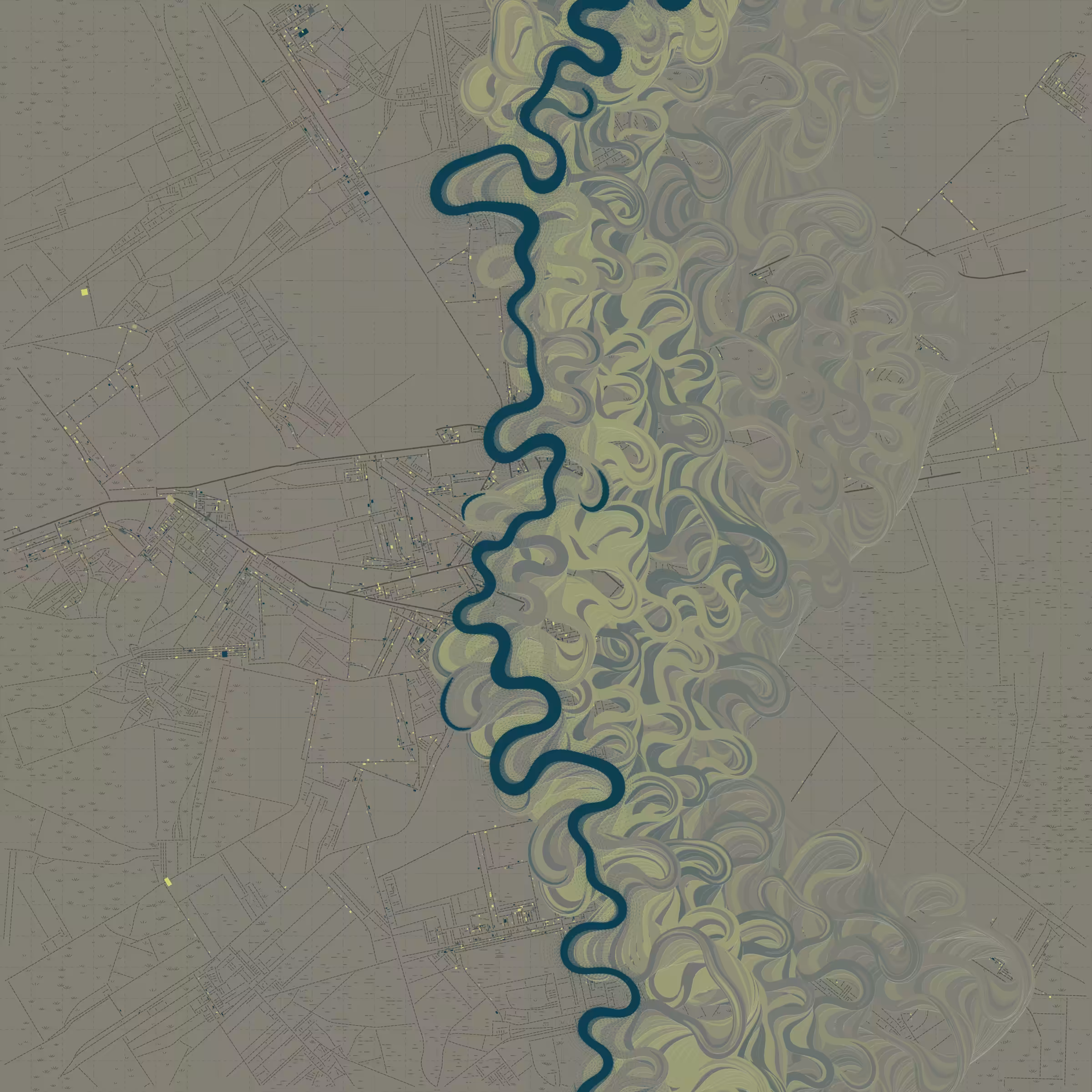 Ancient Courses of Fictional Rivers #190