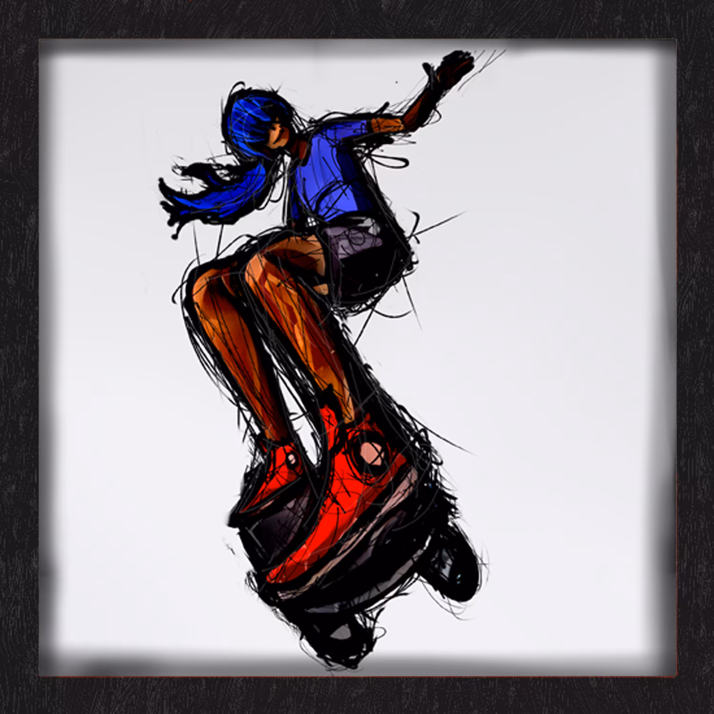 Rebellious Soul Black Frame