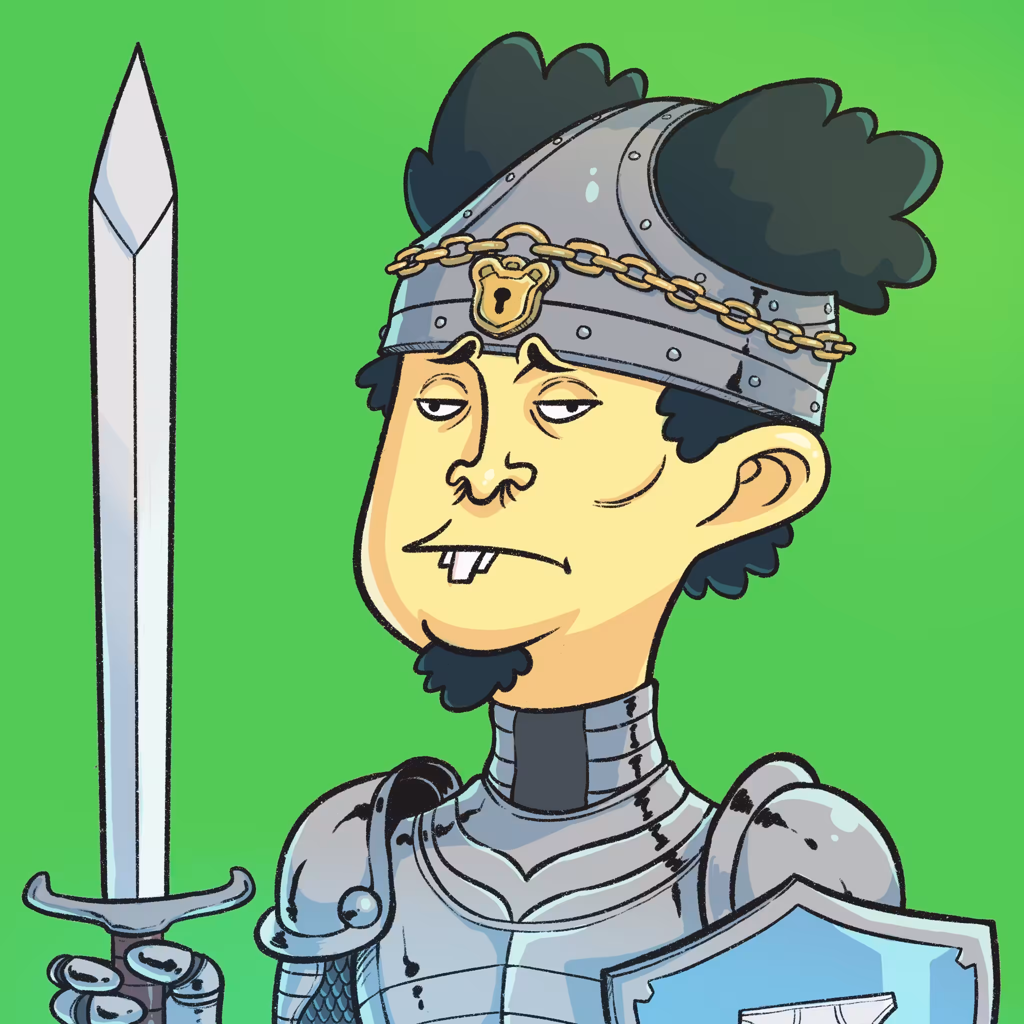 #004 Knight Underpantman