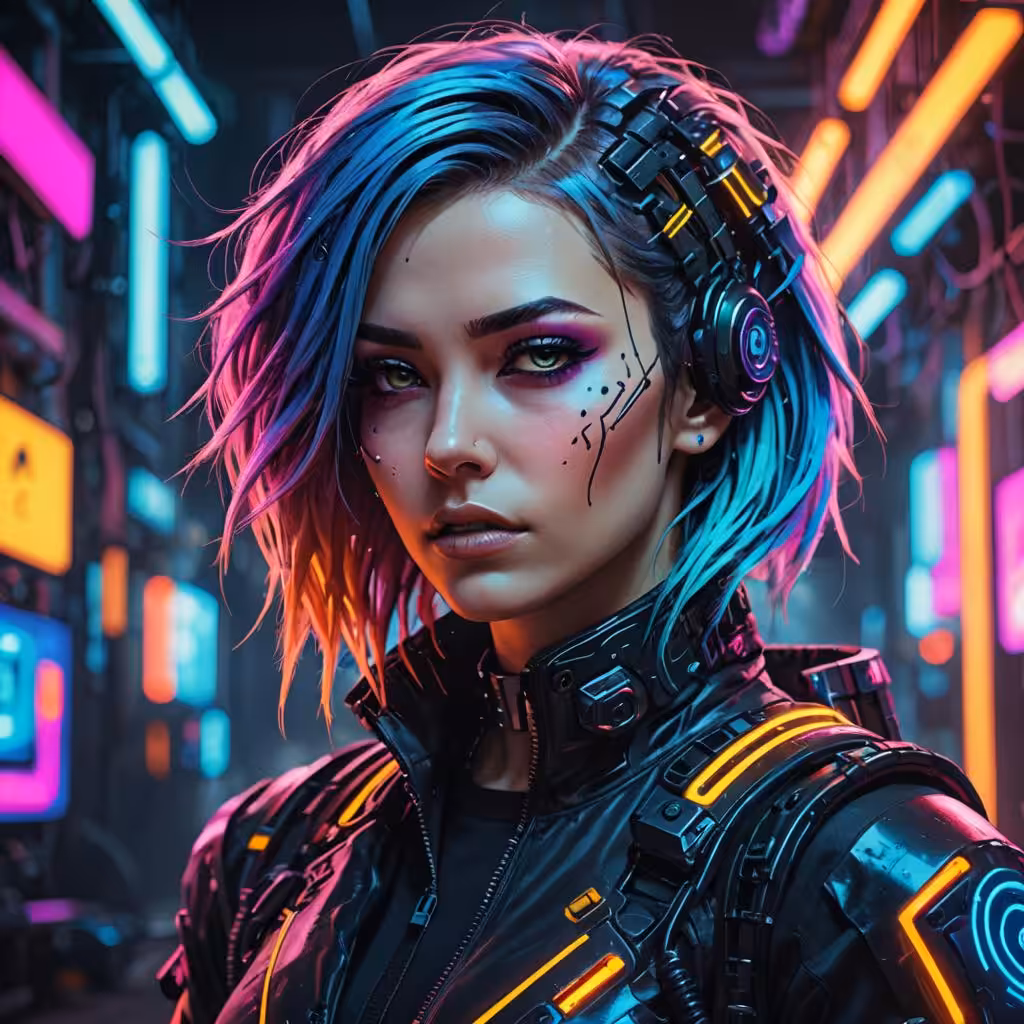 Cyberpunk Girl #032