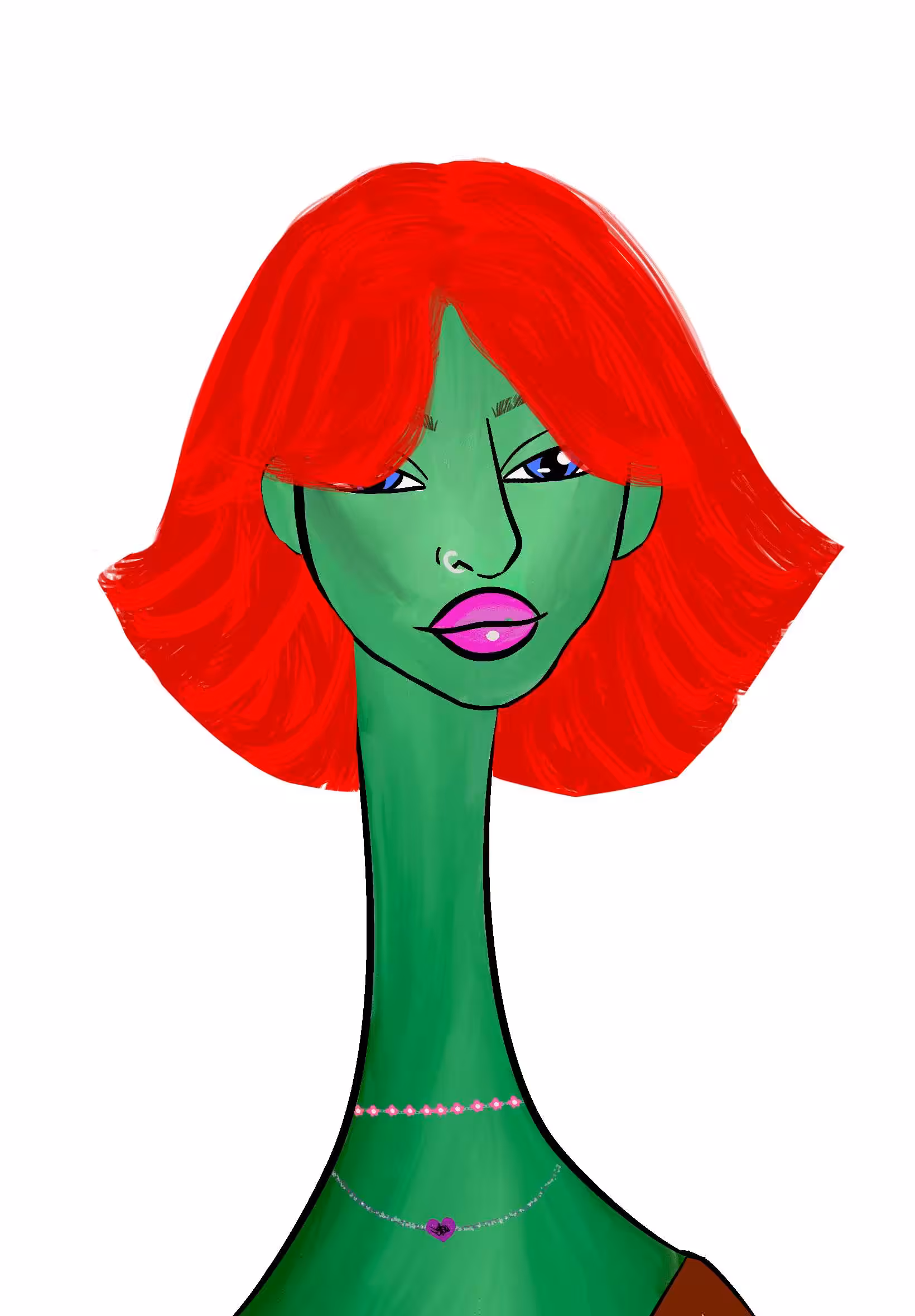 Long Neckie Ladies: Long Neckie Lady #979