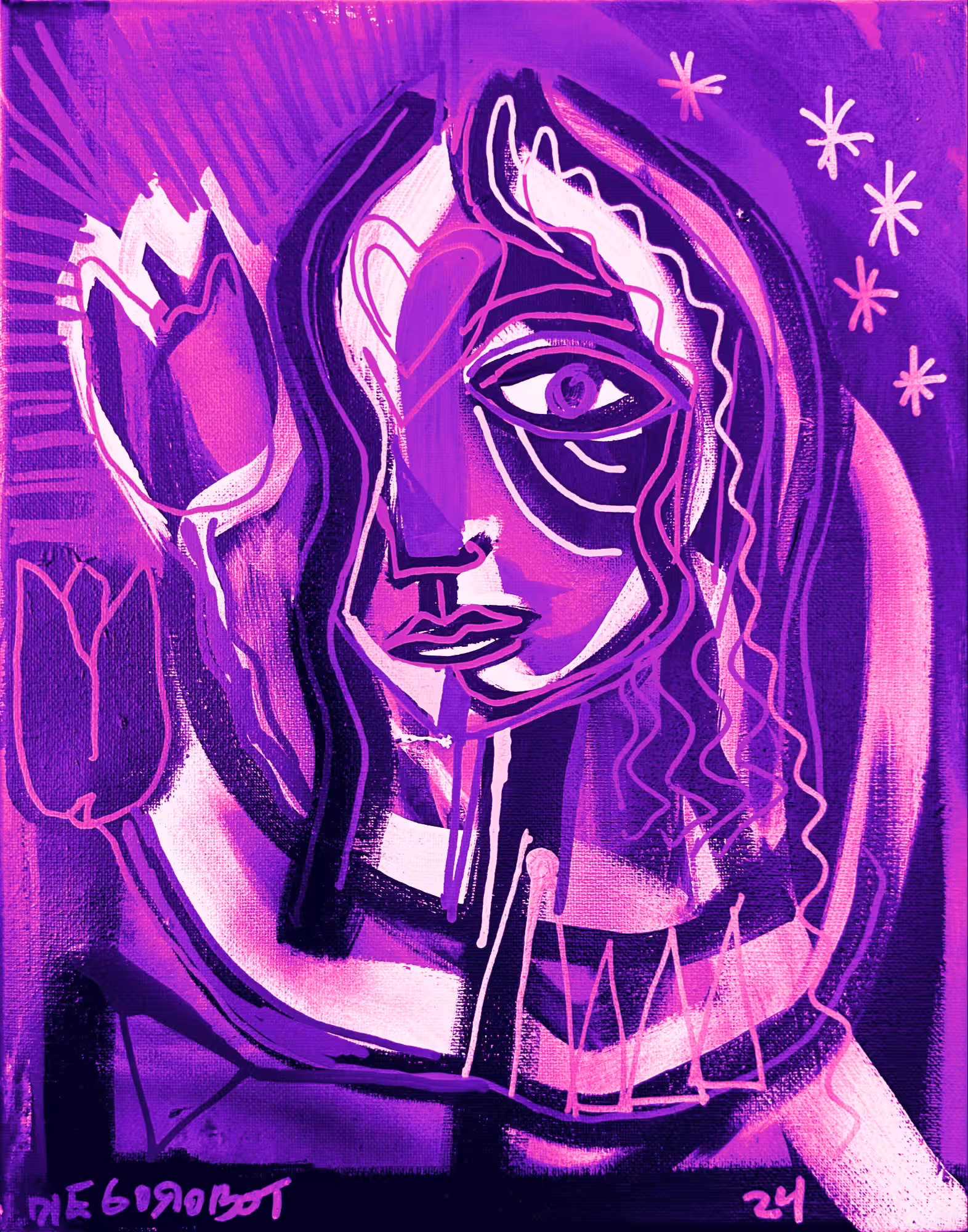 Tulip 🌷 queen purple edition 