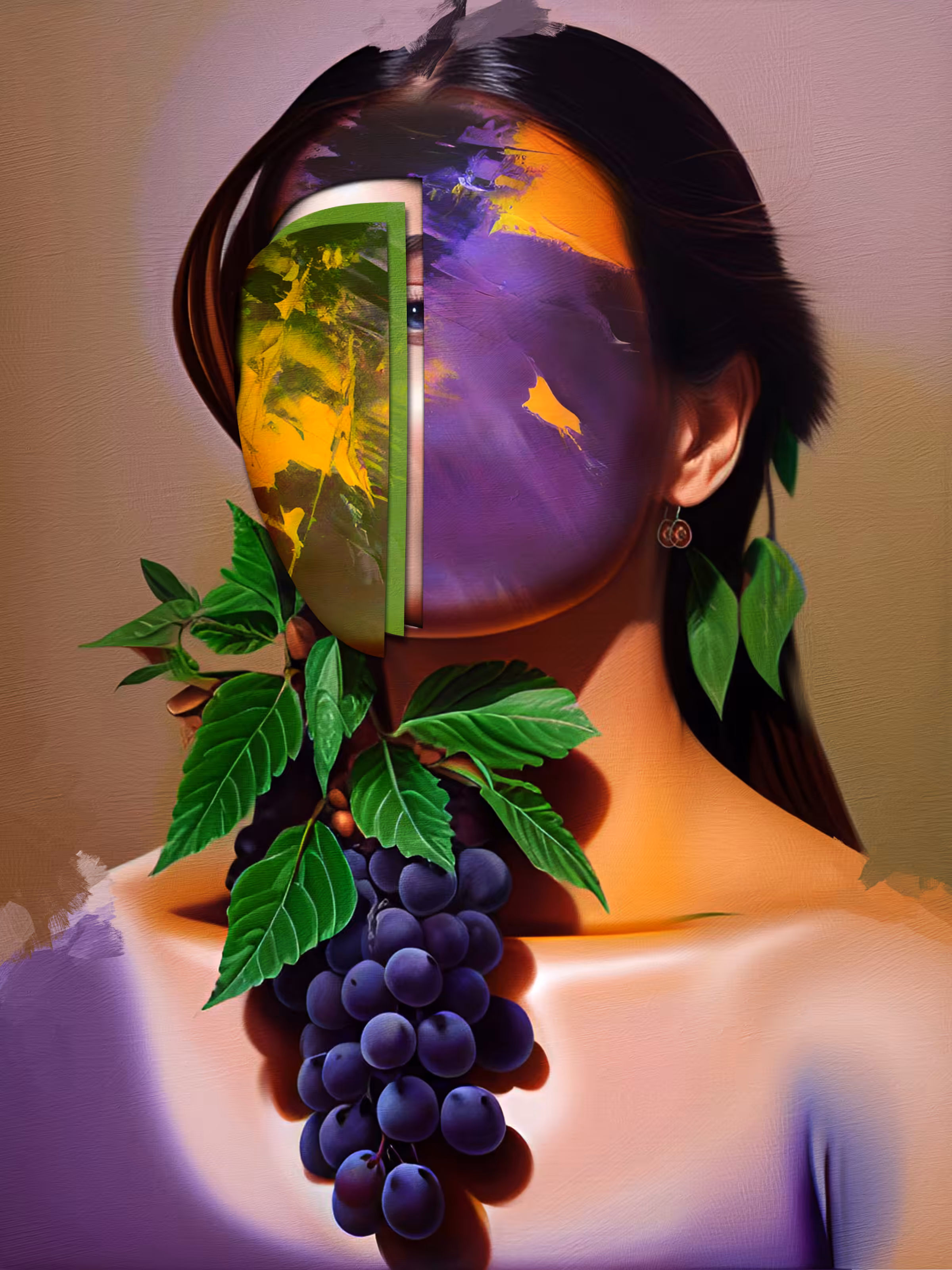 The grapevine thrives