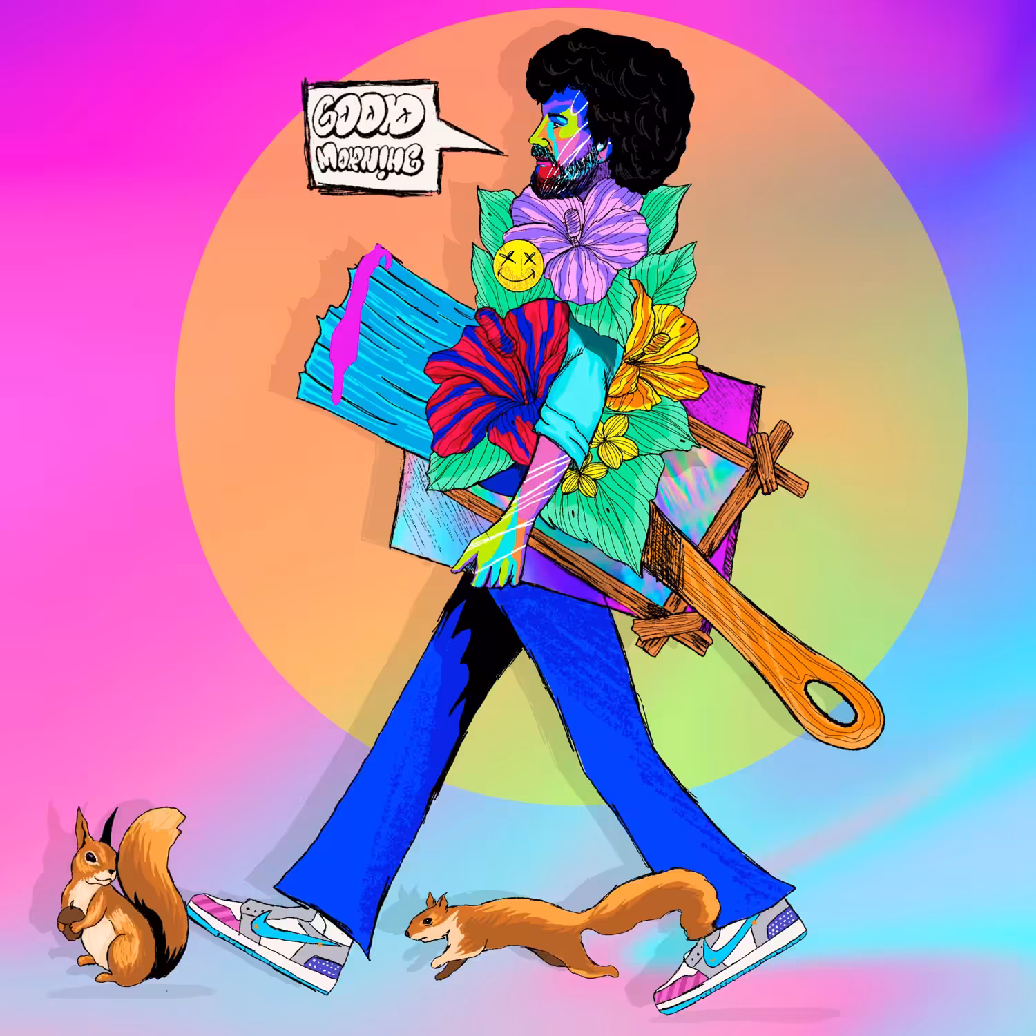 Don't rush, just take it easy. (Bob Ross)