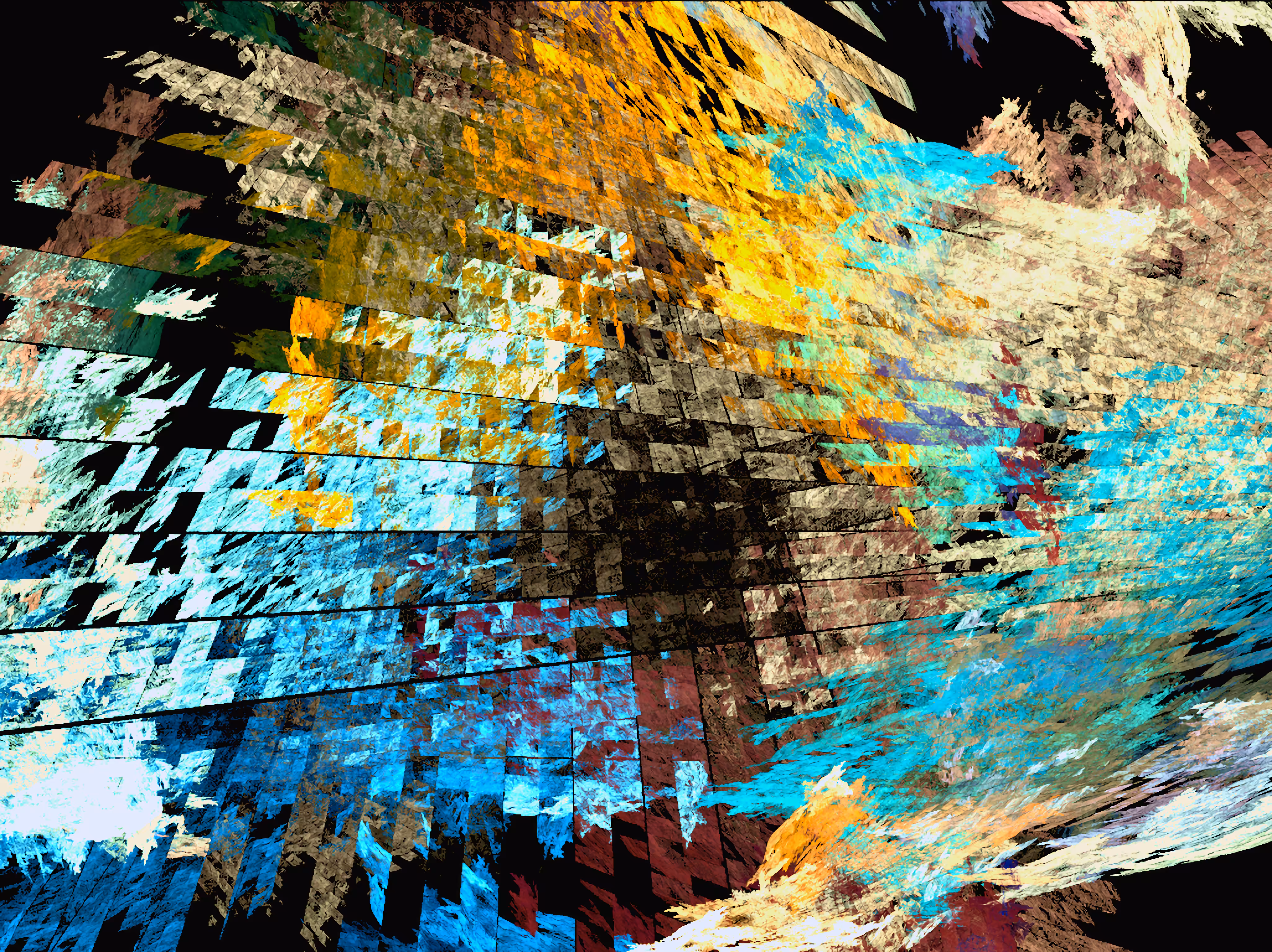 Raw Fractal Series - #103 - Broken Sky