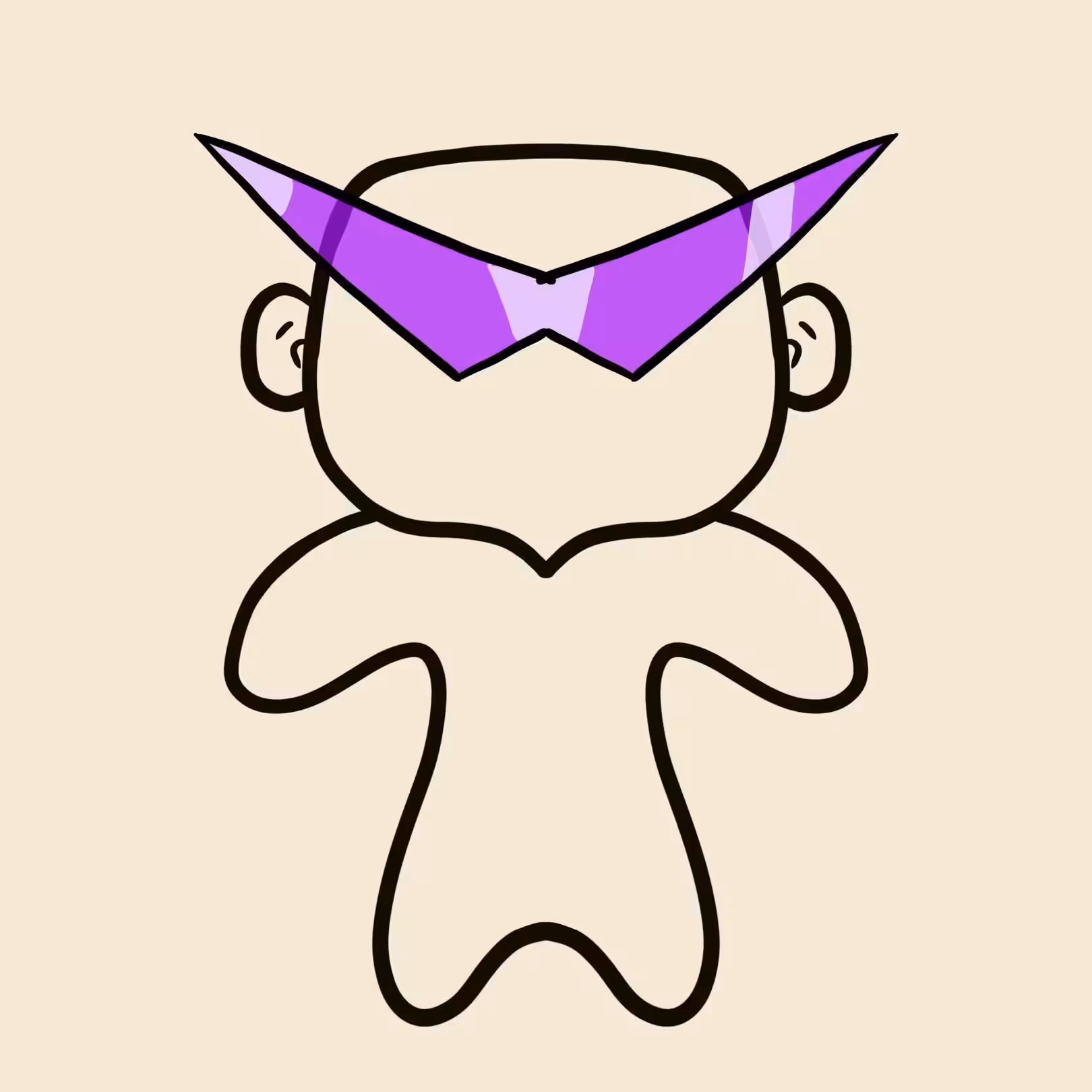 Splatter Punks Accessories - Purple Cyber Glasses /5