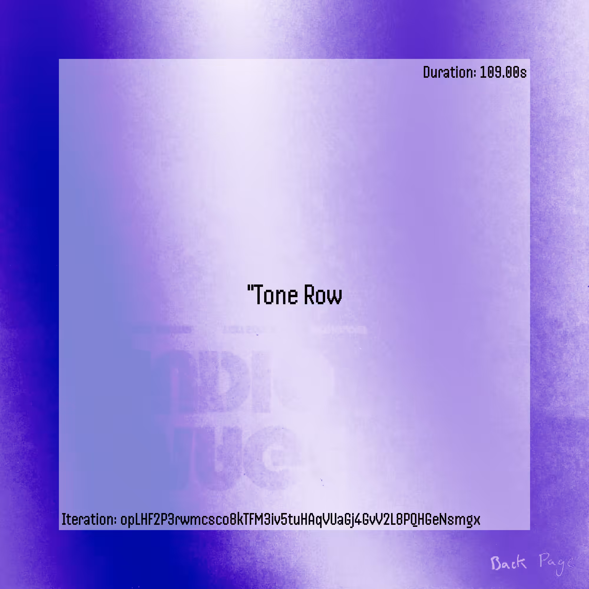 Tone Row #140