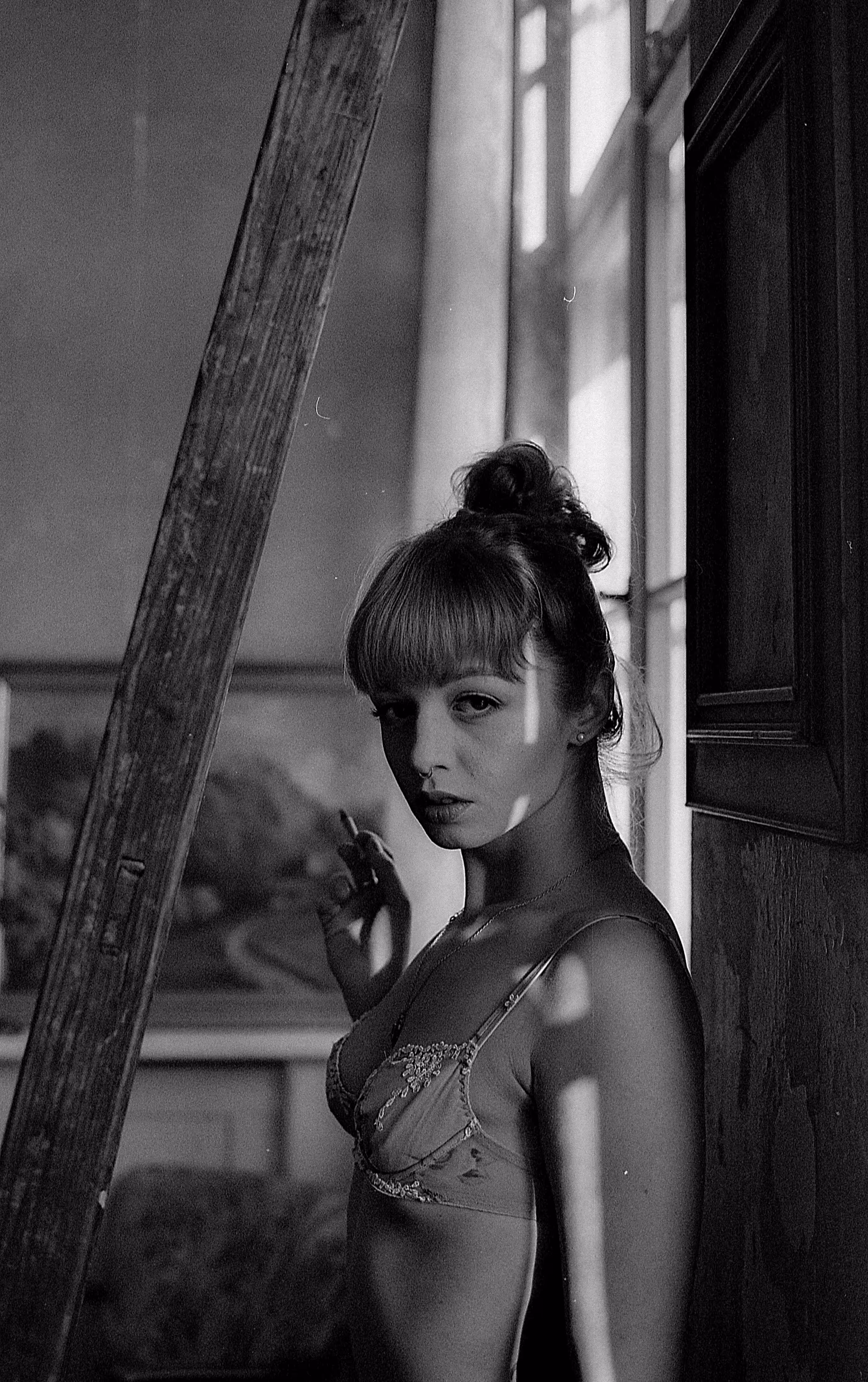 Bnw Portrait - 35 mm analogue Portrait
