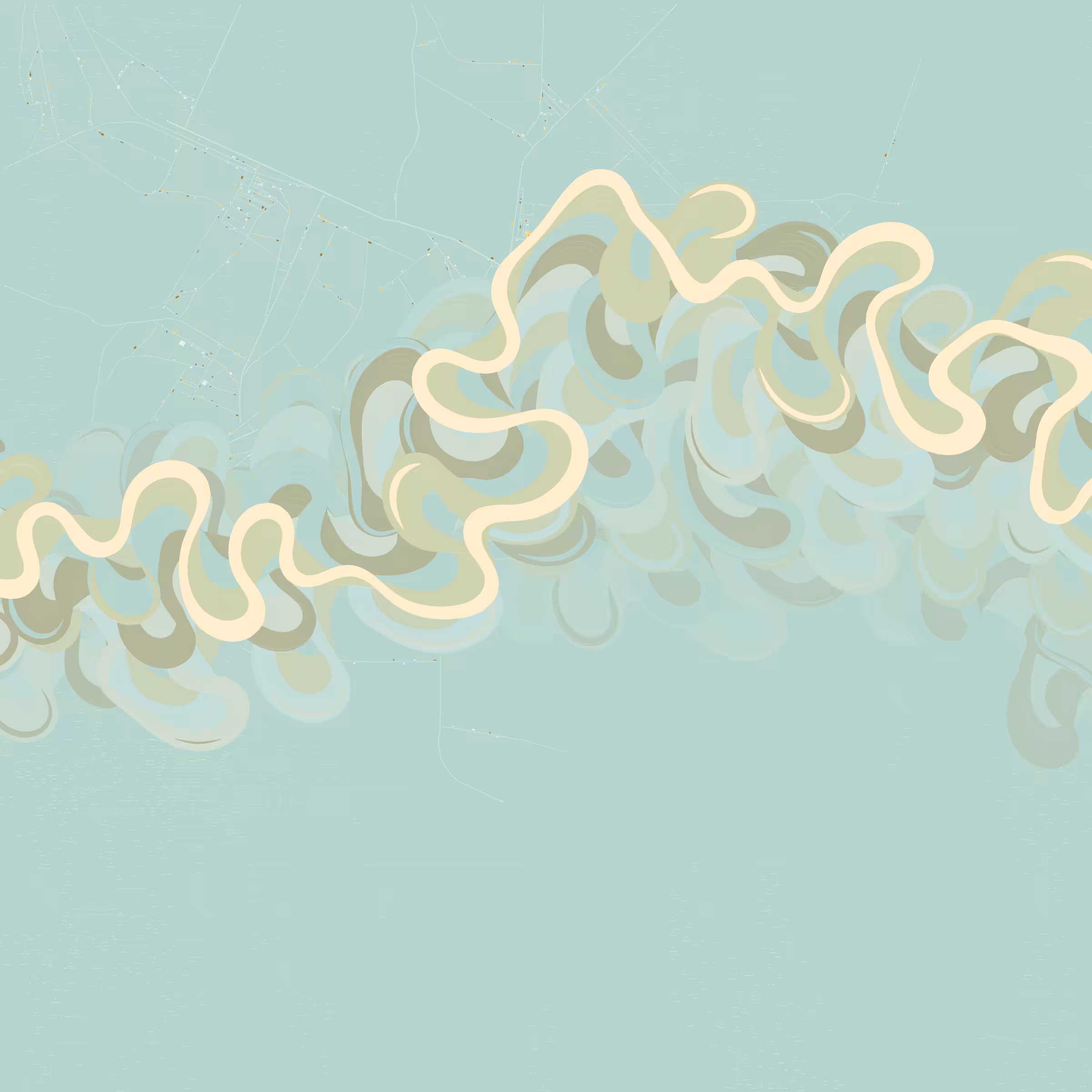 Ancient Courses of Fictional Rivers #48