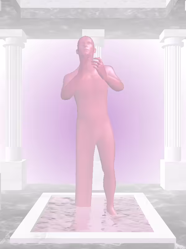 HeavenComputer: The Cheering Sharp Magenta Man #3751
