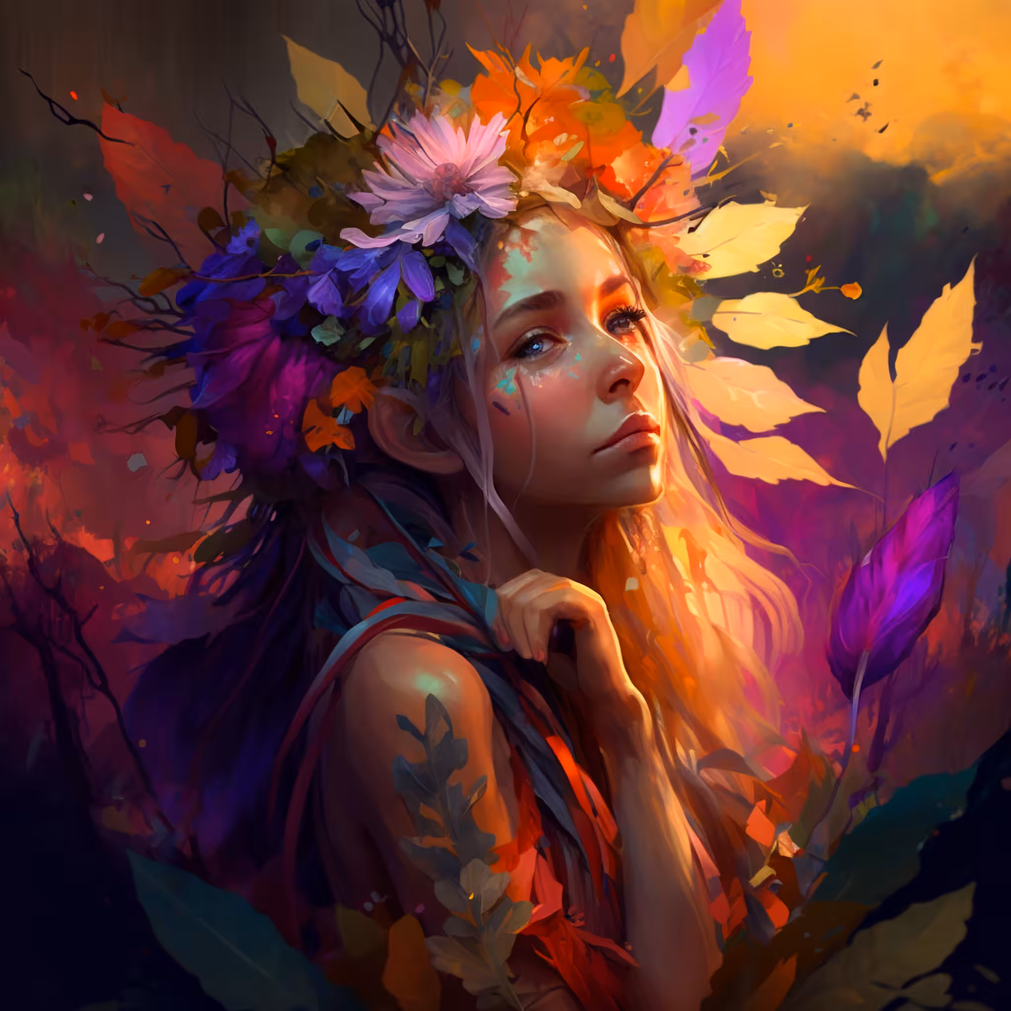 Sunset Flower