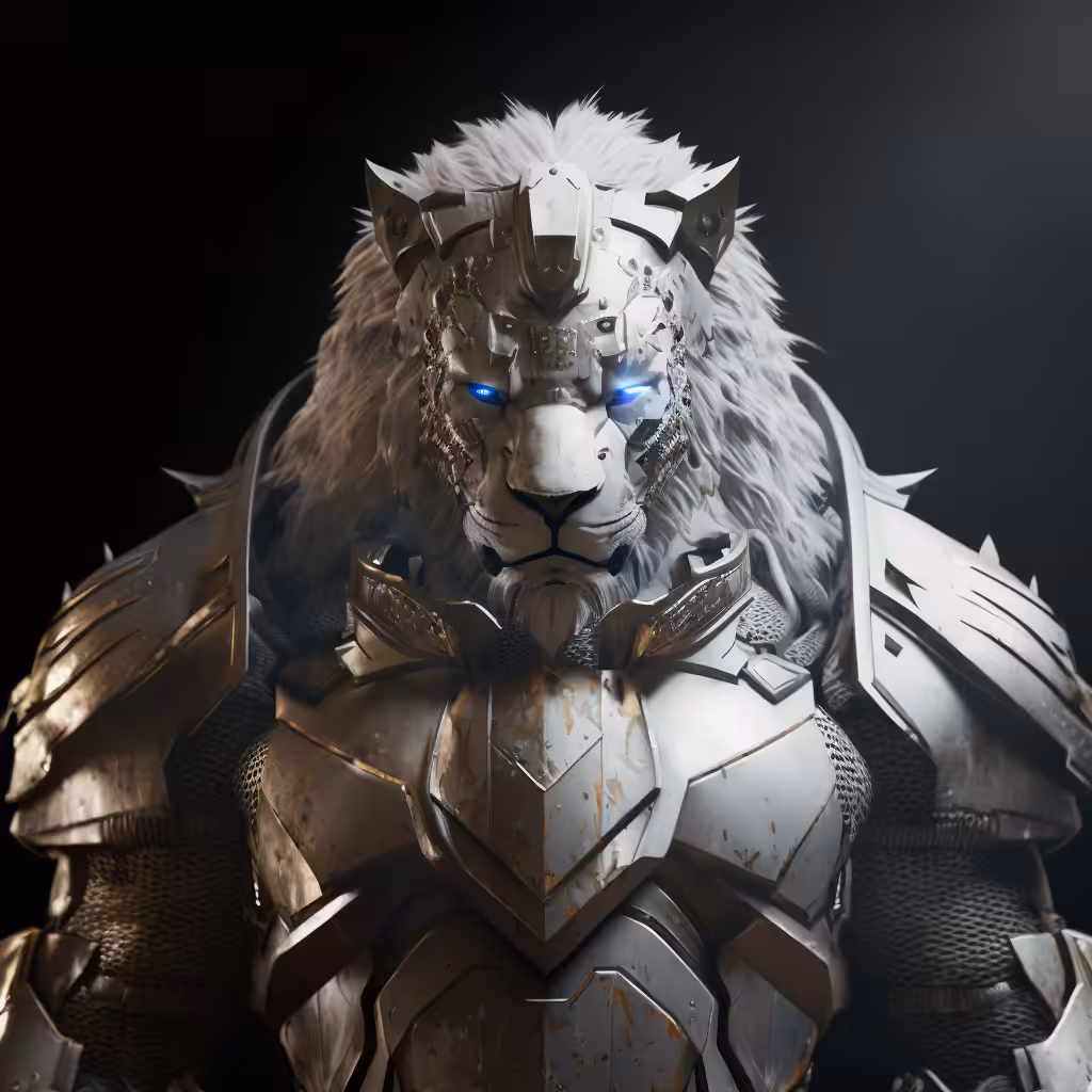 White Gladiator Lion