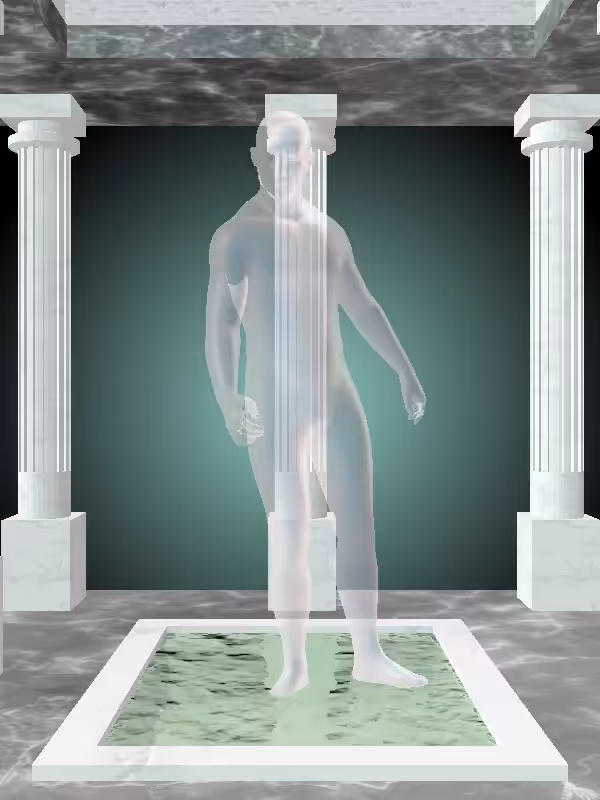 HeavenComputer: The Fading Drunk Pastel Pearl Man #409