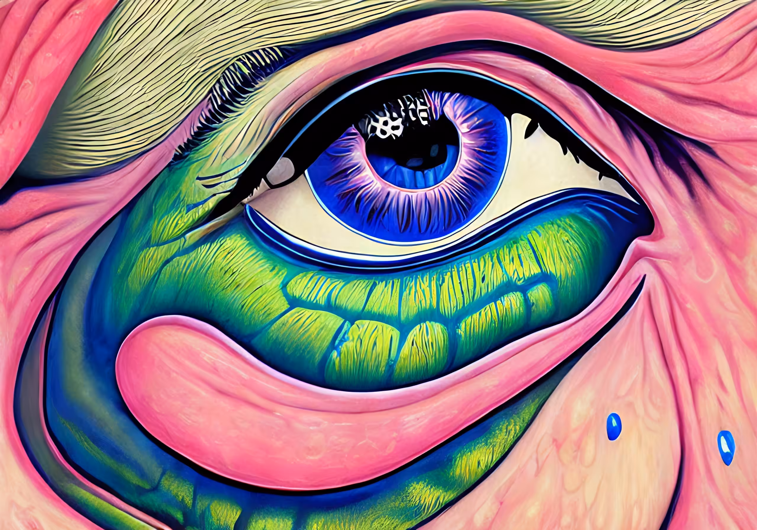 Weeping Becomes Psychedelic Anatomy Study