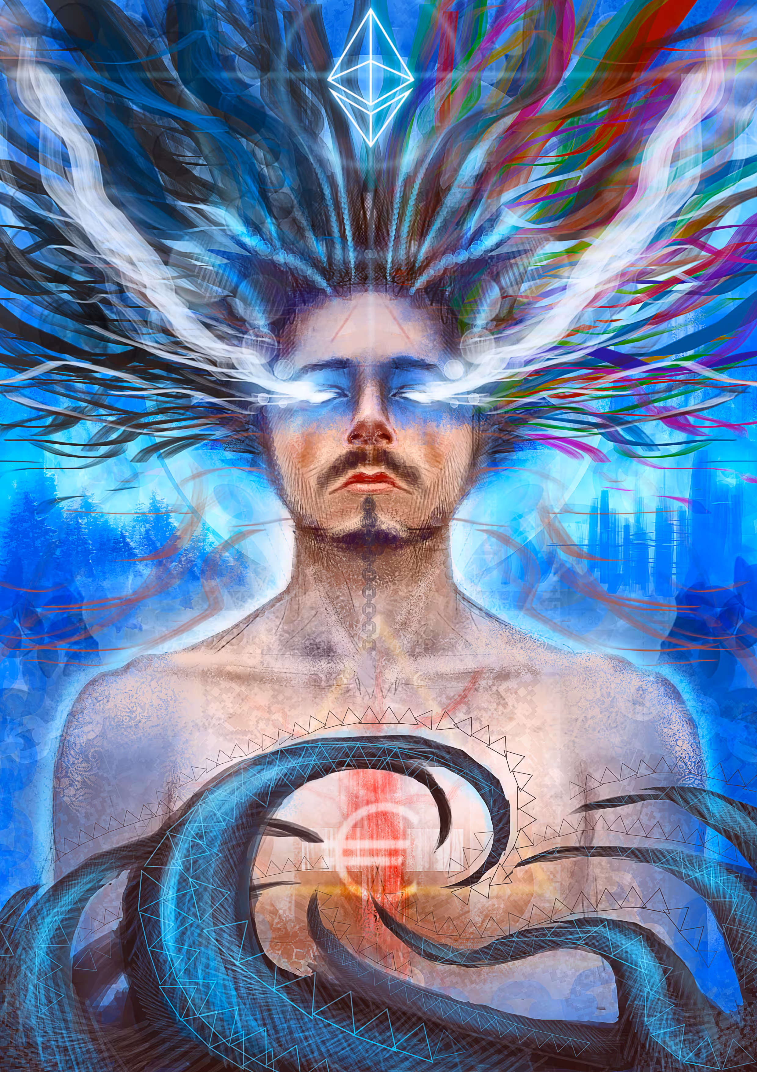 "Bio , the solution" - autoportrait