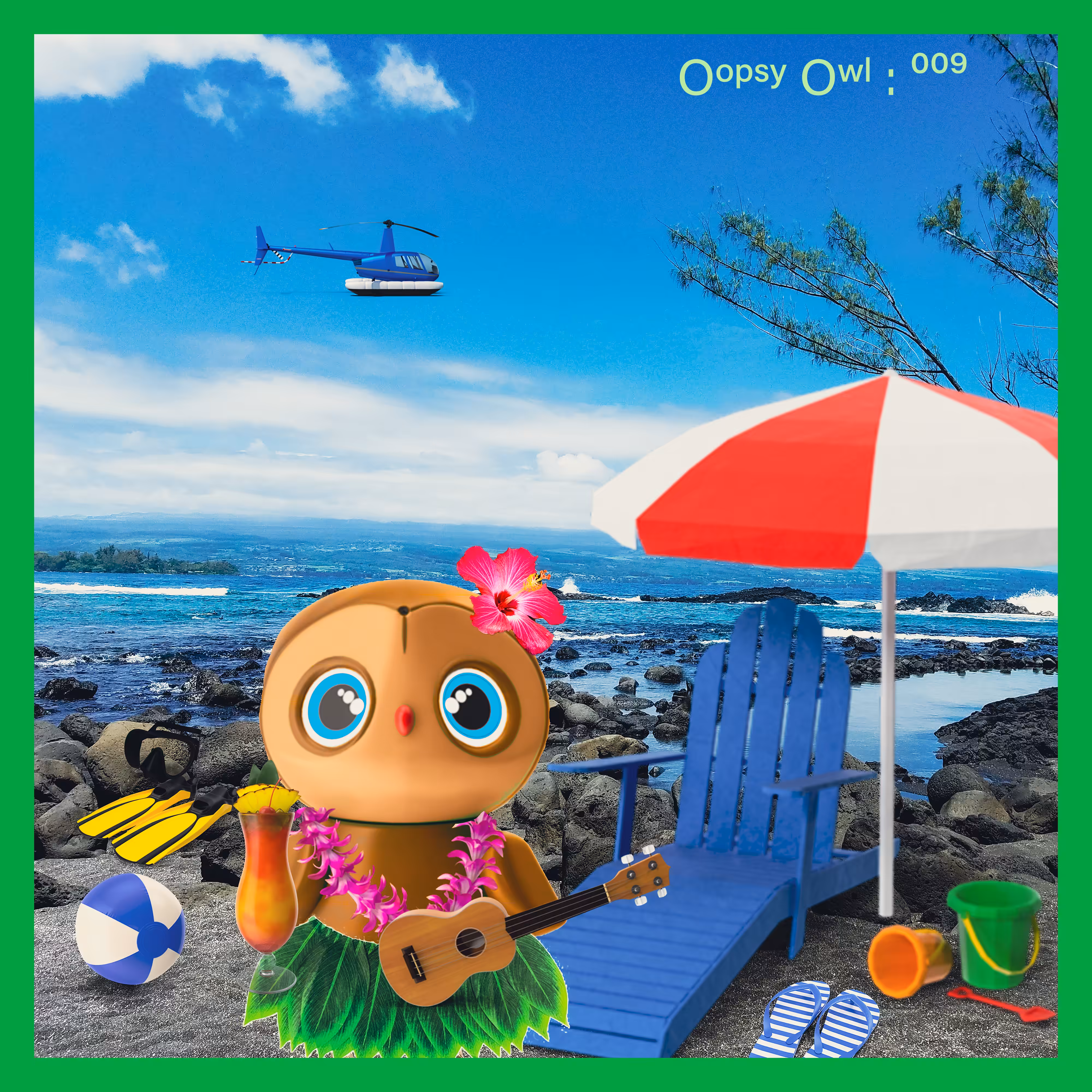 Oopsy Owl : 009 : Hawaiian Vacation